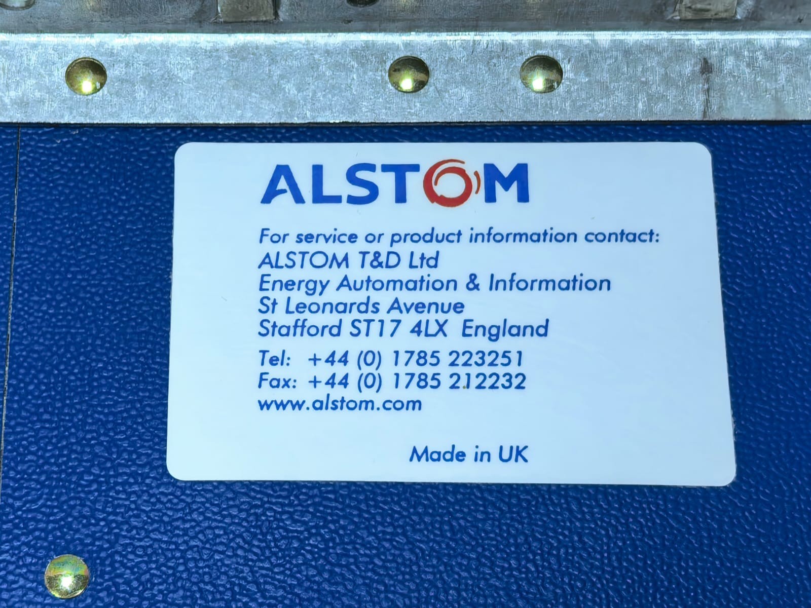Alstom MCTI40N1BF0751C ALSTOM MCTI40N1BF0751C OVERCURRENT RELAY 9