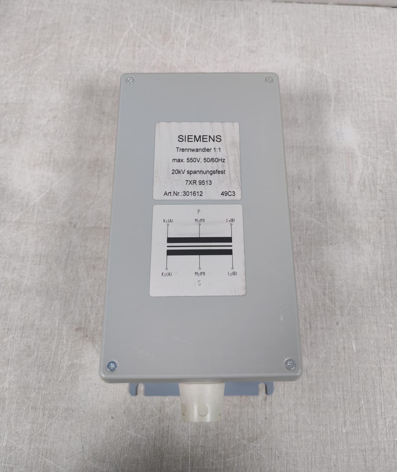 Siemens 301612 SIEMENS 7XR 9513 301612 TRENNWANDLER 1:1 550V 8
