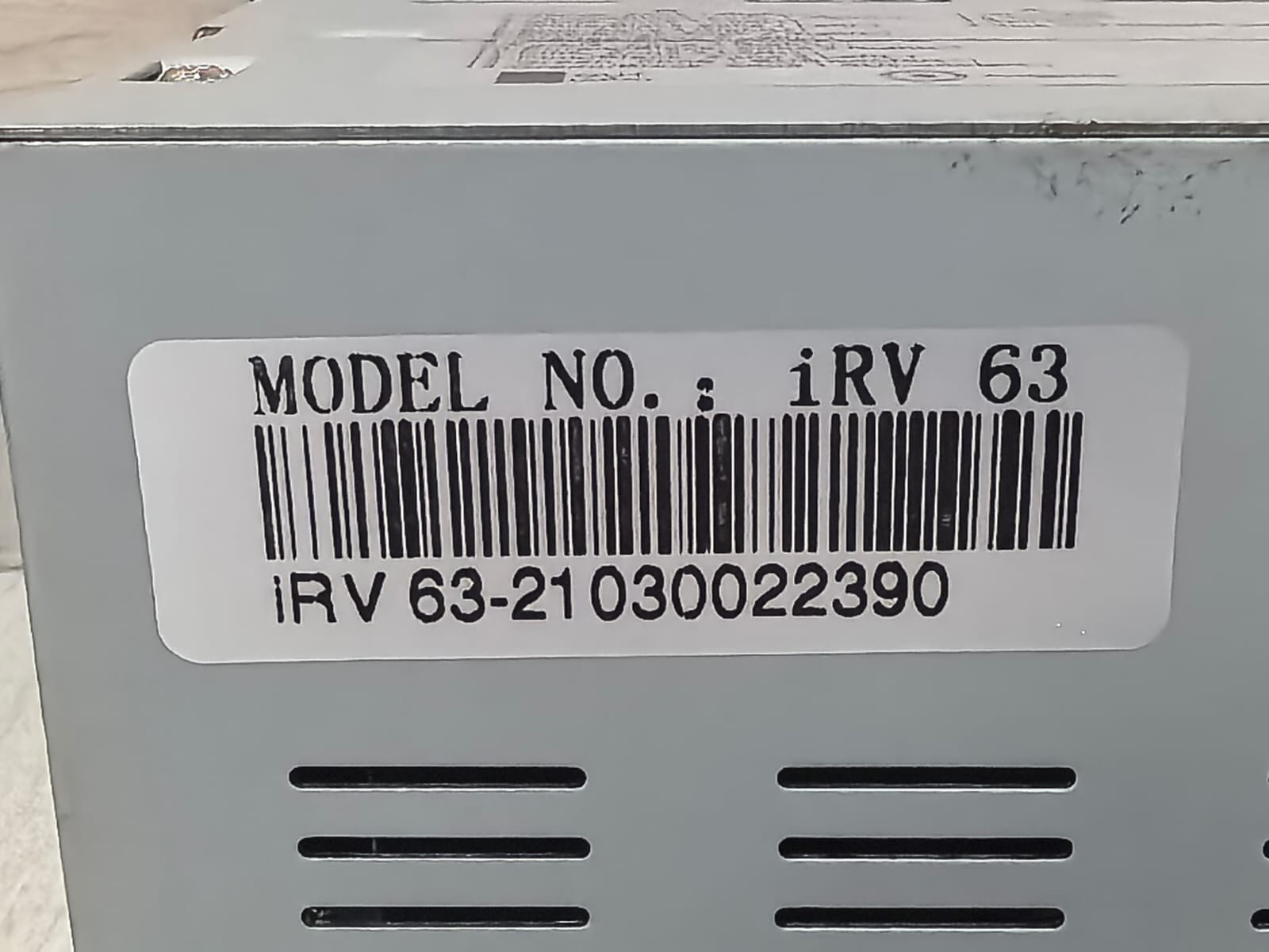 UNKNOWN IRV63 IRV63 TECHNOLOGIES AM/FM/CD/DVD/MP3/MP4 RADIO STEREO- W/O REMOTE 7
