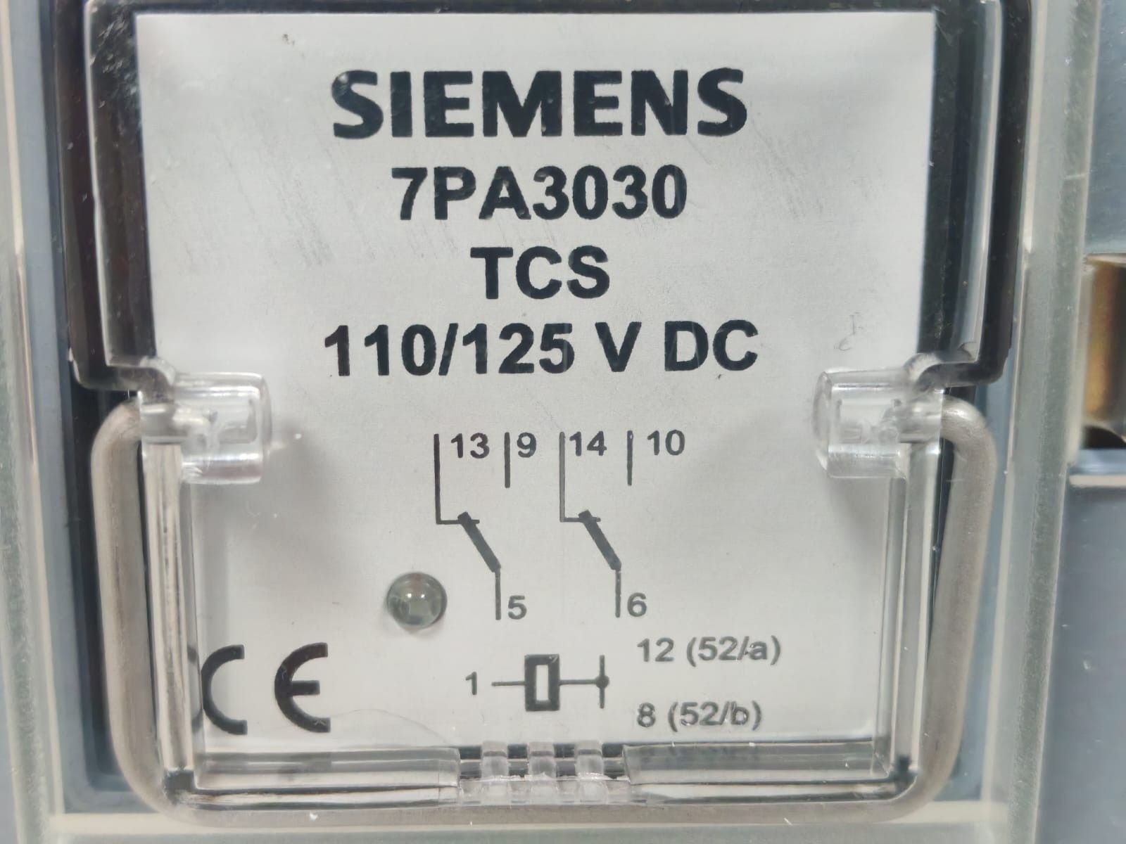 Siemens 7PA3030-1 SIEMENS 7PA3030 7PA3030-1 TRIP CIRCUIT SUPERVISION 2 NC/NO W/ SOCKET 100-125VDC 3