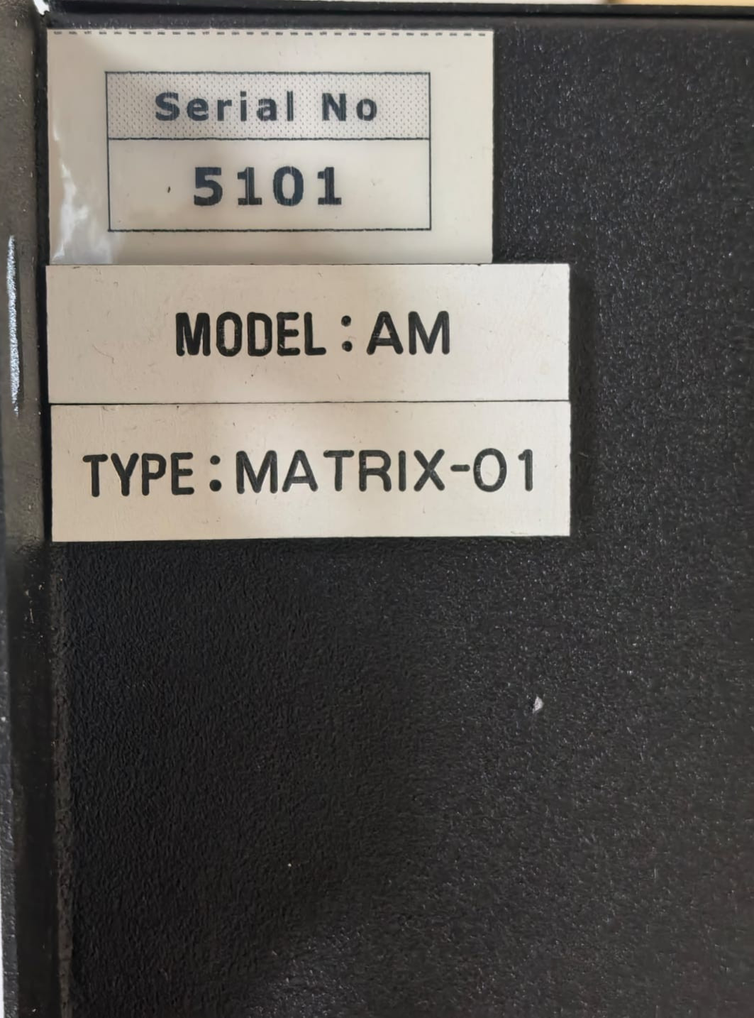 UNKNOWN MATRIX-01 AM MATRIX-01 AAM:16WX3 3