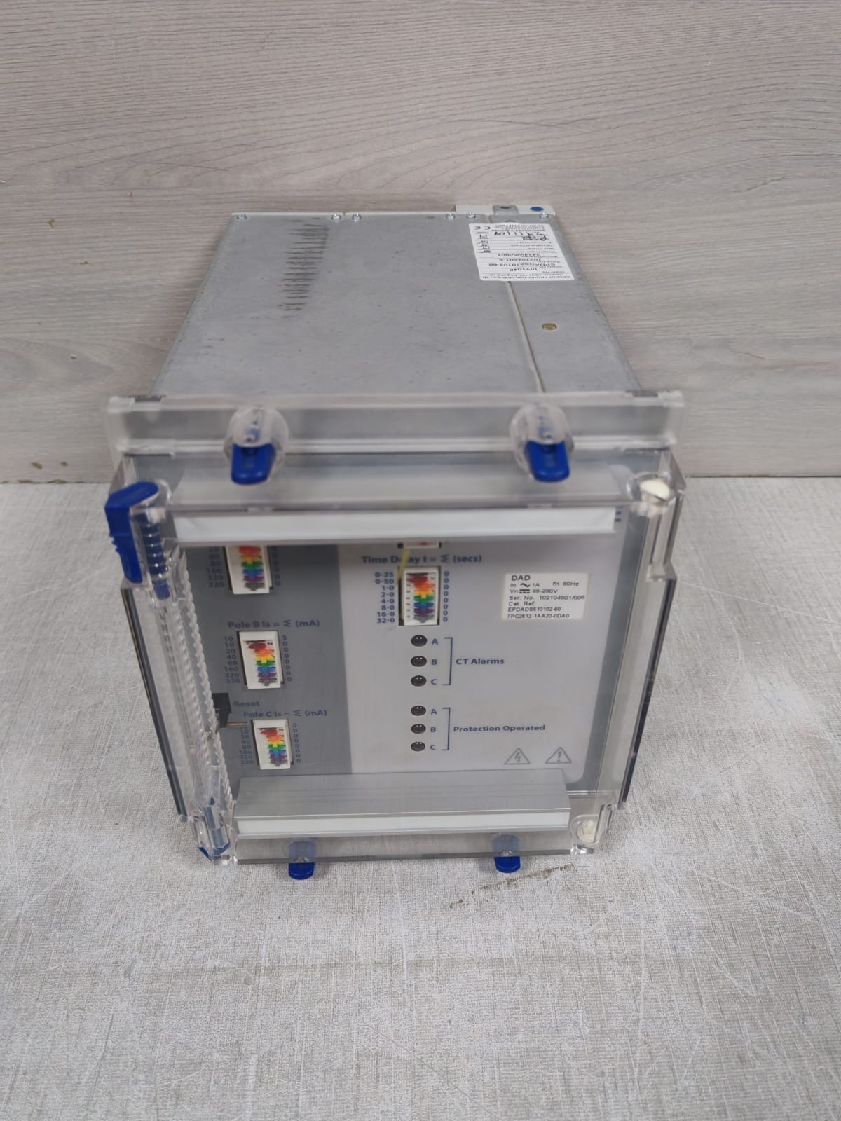 Reyrolle EPDADS510102-60 REYROLLE DAD EPDADS510102-60 / 7PG2612-1AA20-0DA0 PROTECTION RELAY 6