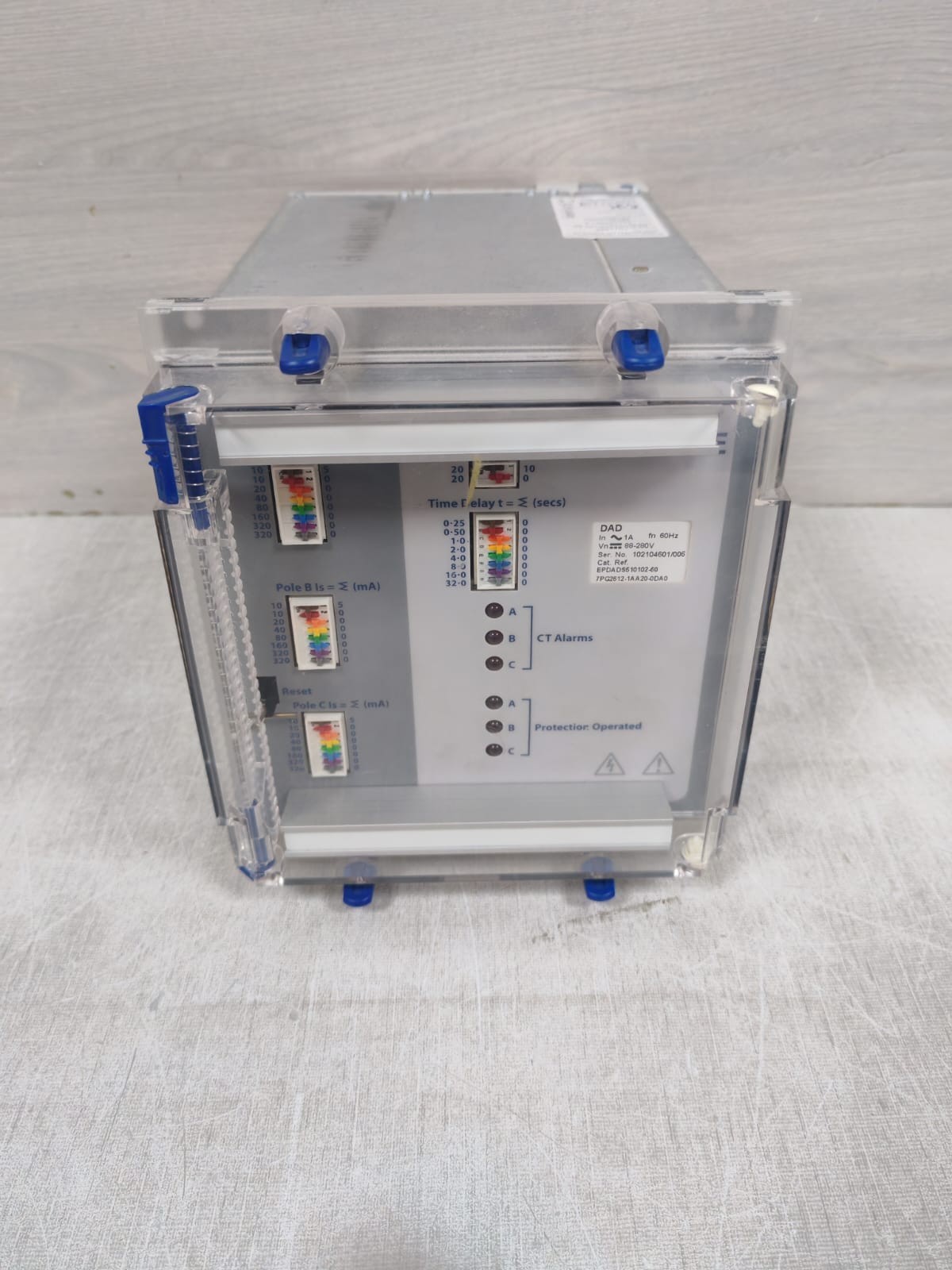Reyrolle EPDADS510102-60 REYROLLE DAD EPDADS510102-60 / 7PG2612-1AA20-0DA0 PROTECTION RELAY 10