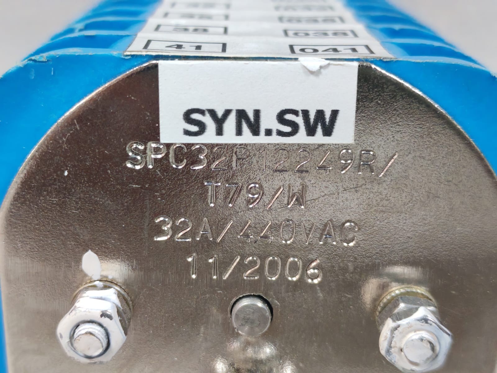 SWITRON SPC32P12249R/T79/W SWITRON POS-1 SPC32P12249R/T79/W ROTARY SWITCH 32A /440VAC 10