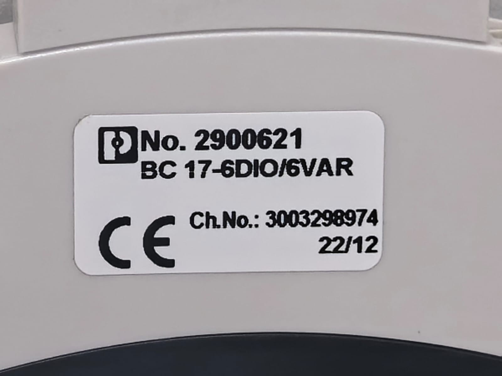Phoenix Contact BC-17 PHOENIX CONTACT BC 17-6DIO/6VAR SURGE PROTECTION DEVICE 2900621(1BOX=10PCS) 3