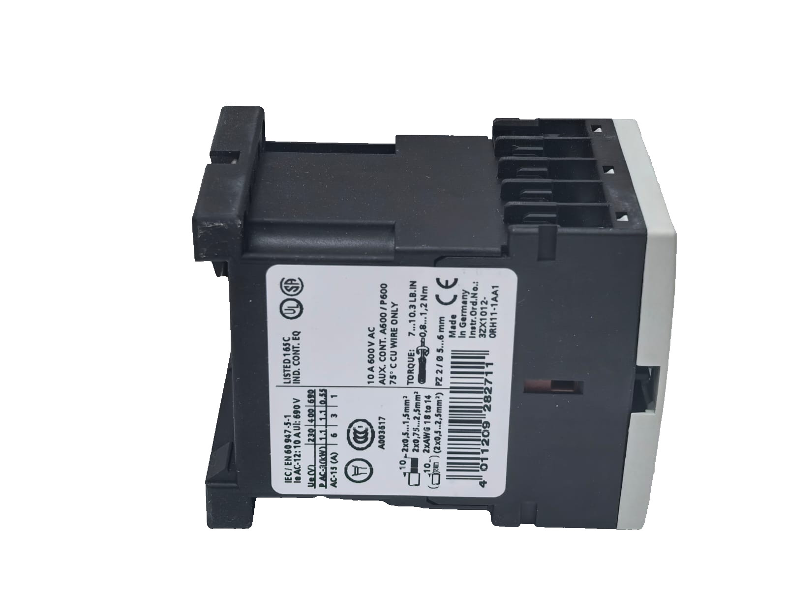 Siemens 3RH1140-1BF40 SIEMENS 3RH1140-1BF40 AUXILIARY CONTACTOR 4