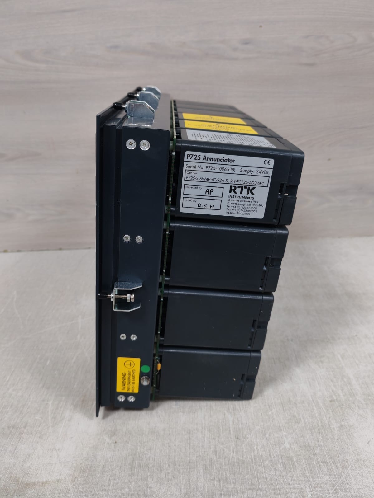 RTK Instruments P725-S-6W4H-6T-92A-SL-R-T-FC125-AD3-SEC RTK INSTRUMENTS P725/ P725-S-6W4H-6T-92A-SL-R-T-FC125-AD3-SEC ANNUNCIATOR 24VDC 10
