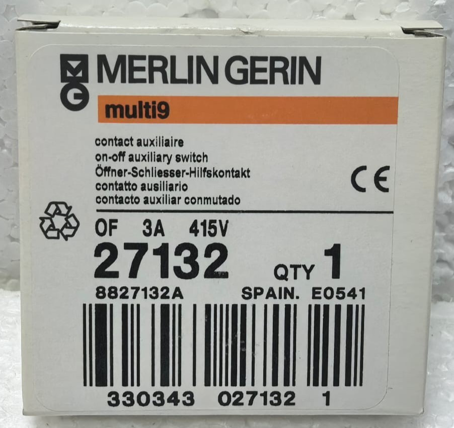Schneider Electric MULTI9 MERLIN GERIN MULTI9 CONTACT AUXILARY 27132 9