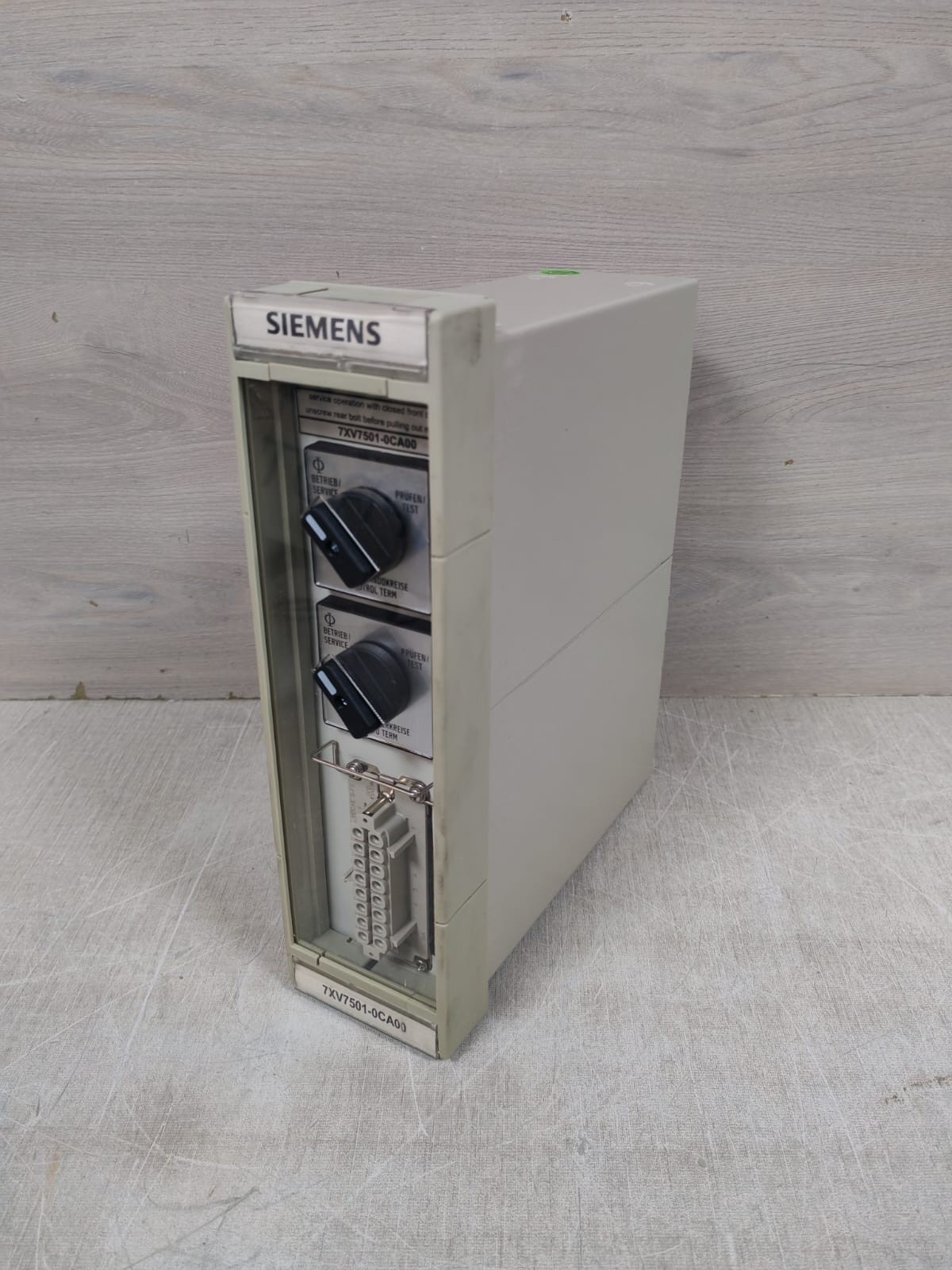 Siemens 7XV7501-0CA00 SIEMENS 7XV7501-0CA00 TEST SWITCH 8