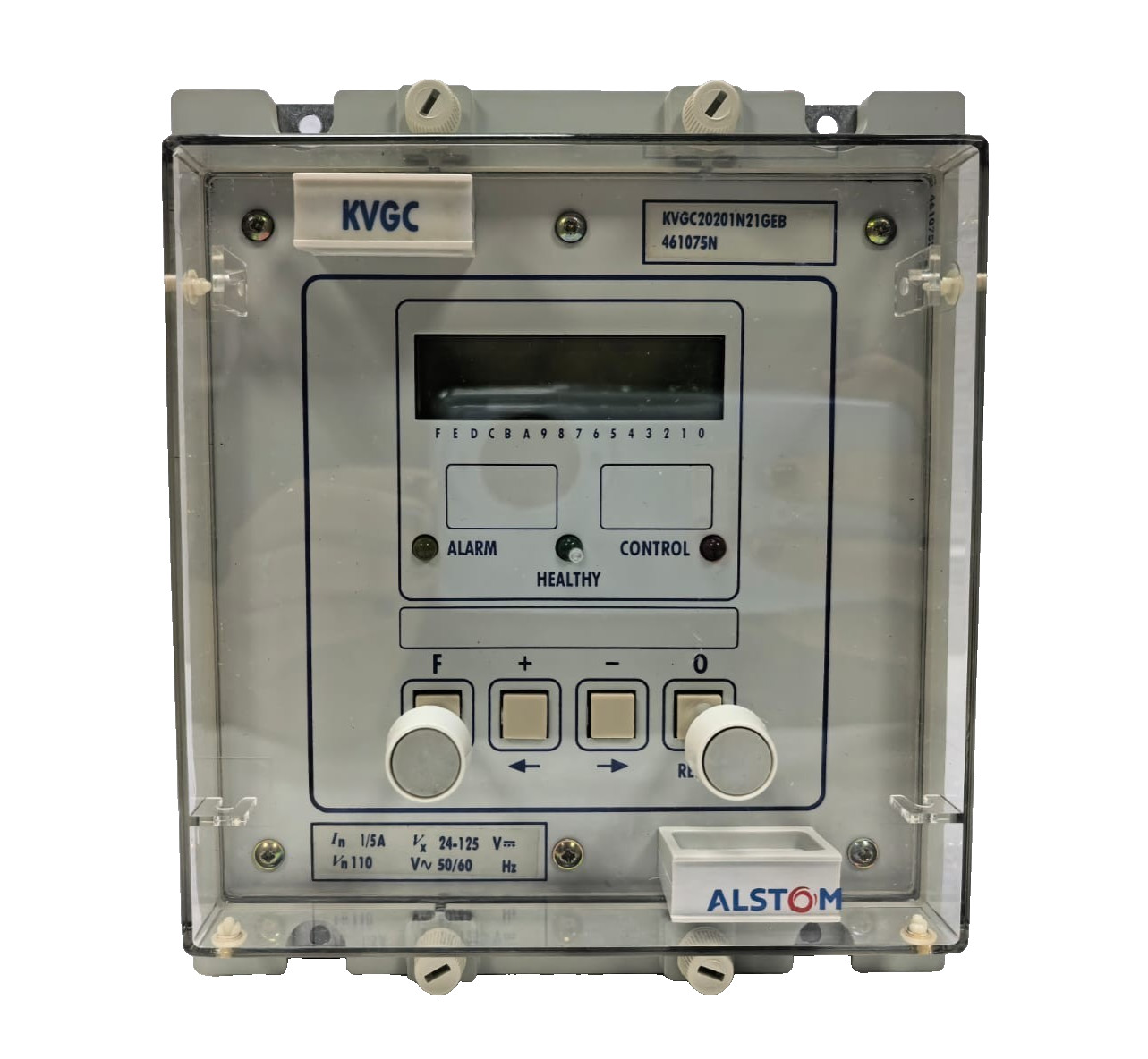 GE KVGC20201N21GEB ALSTOM KVGC KVGC20201N21GEB VOLTAGE REGULATING CONTROL RELAY 4