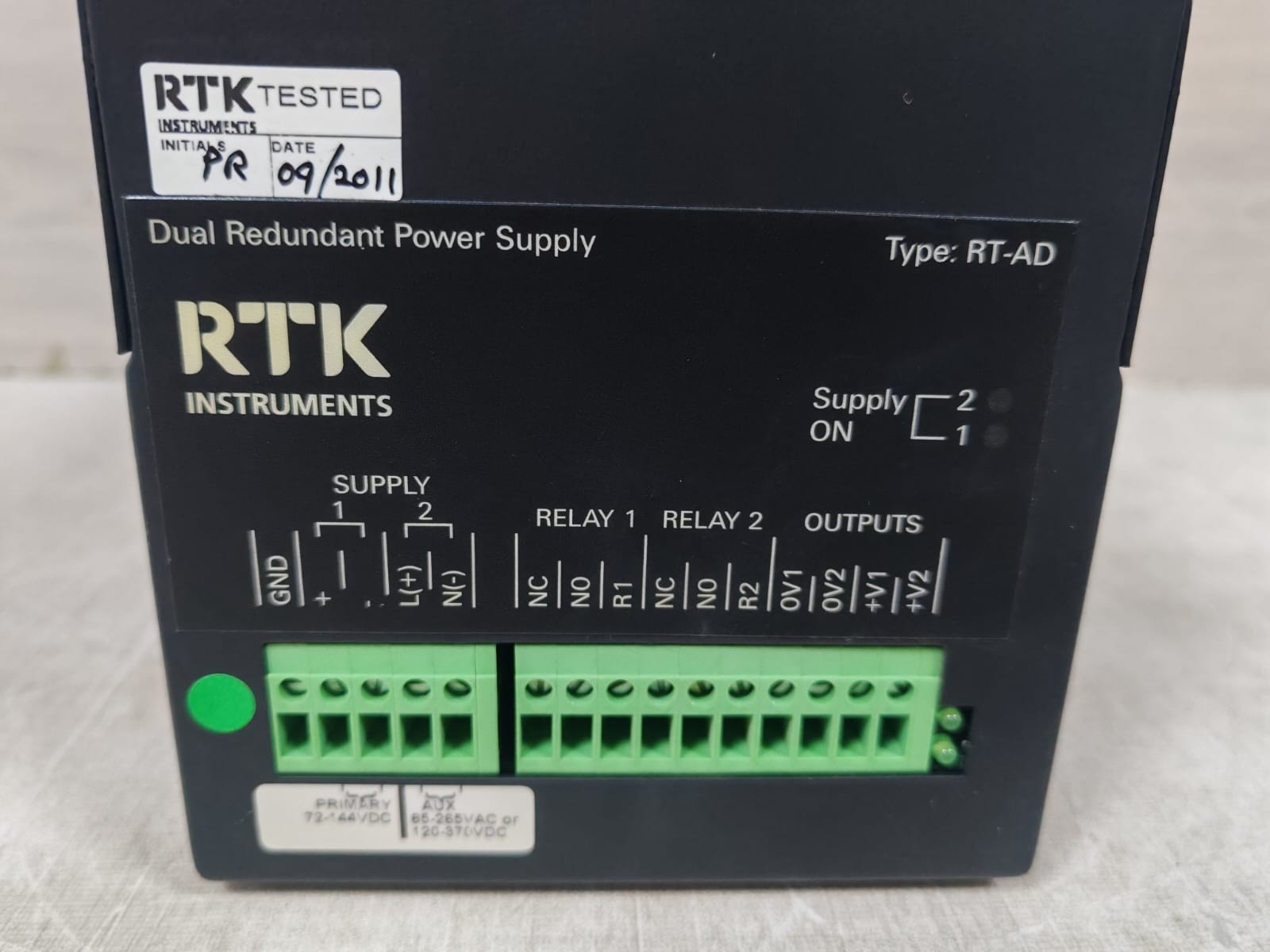 RTK Instruments PSU-72 RTK INSTRUMENTS RT-AD DUAL REDUNDANT PSU 72-144VDC 6