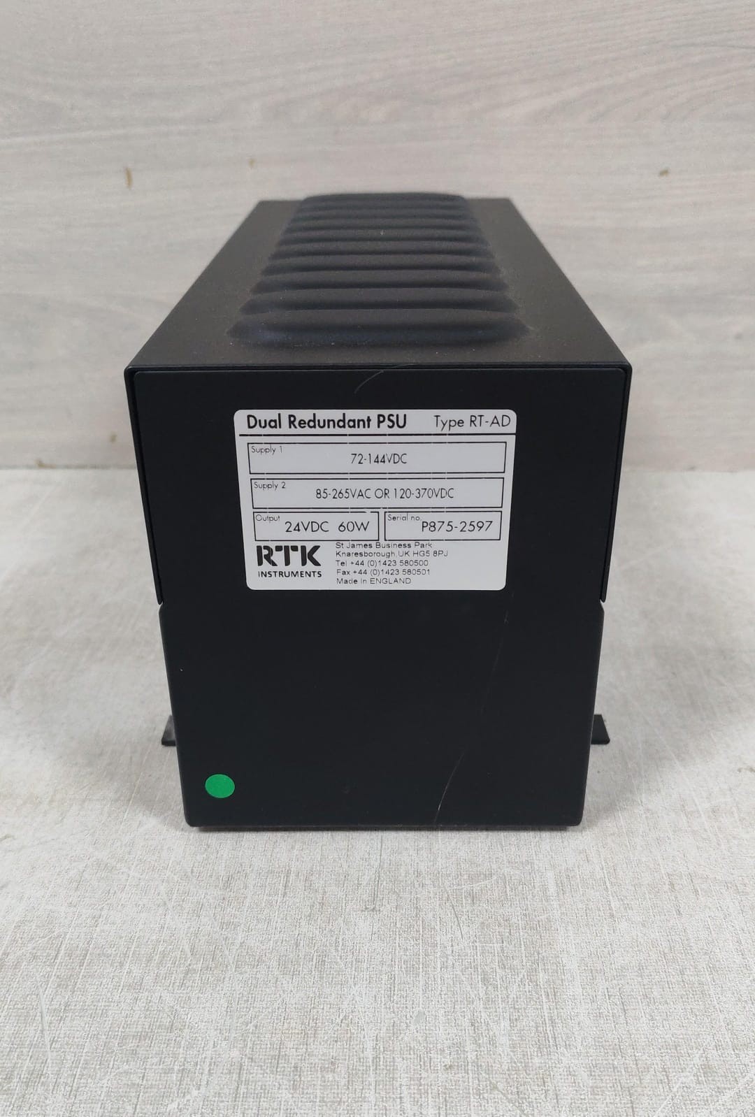 RTK INSTRUMENTS RT-AD DUAL REDUNDANT PSU 72-144VDC