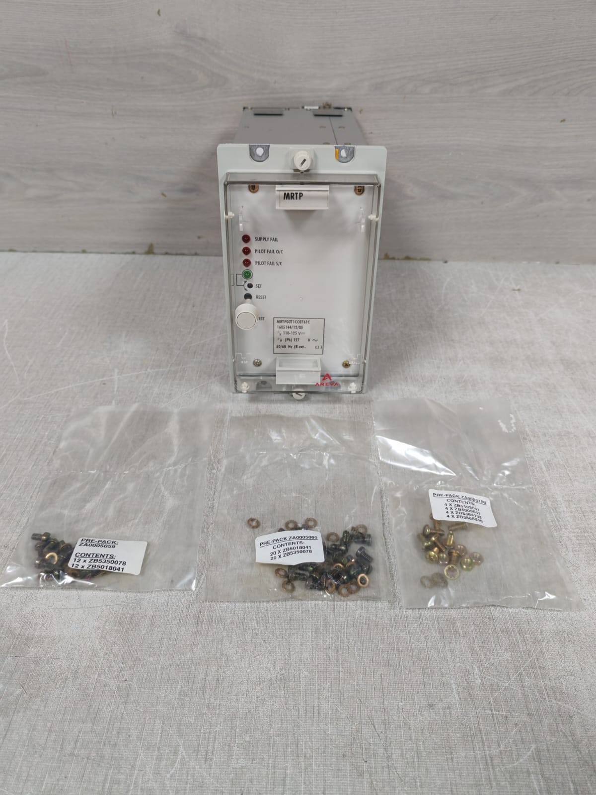 AREVA MRTP / MRTP03T1CC0761C OVERCURRENT RELAY 110-125V