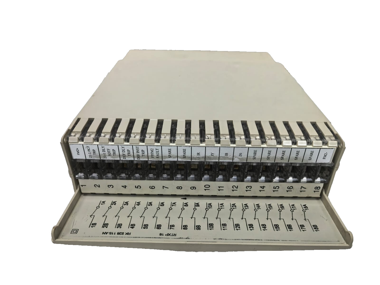 ABB RK-926-115 ABB RTXP18 / RK 926 115-AN TEST SWITCH MODULE 4