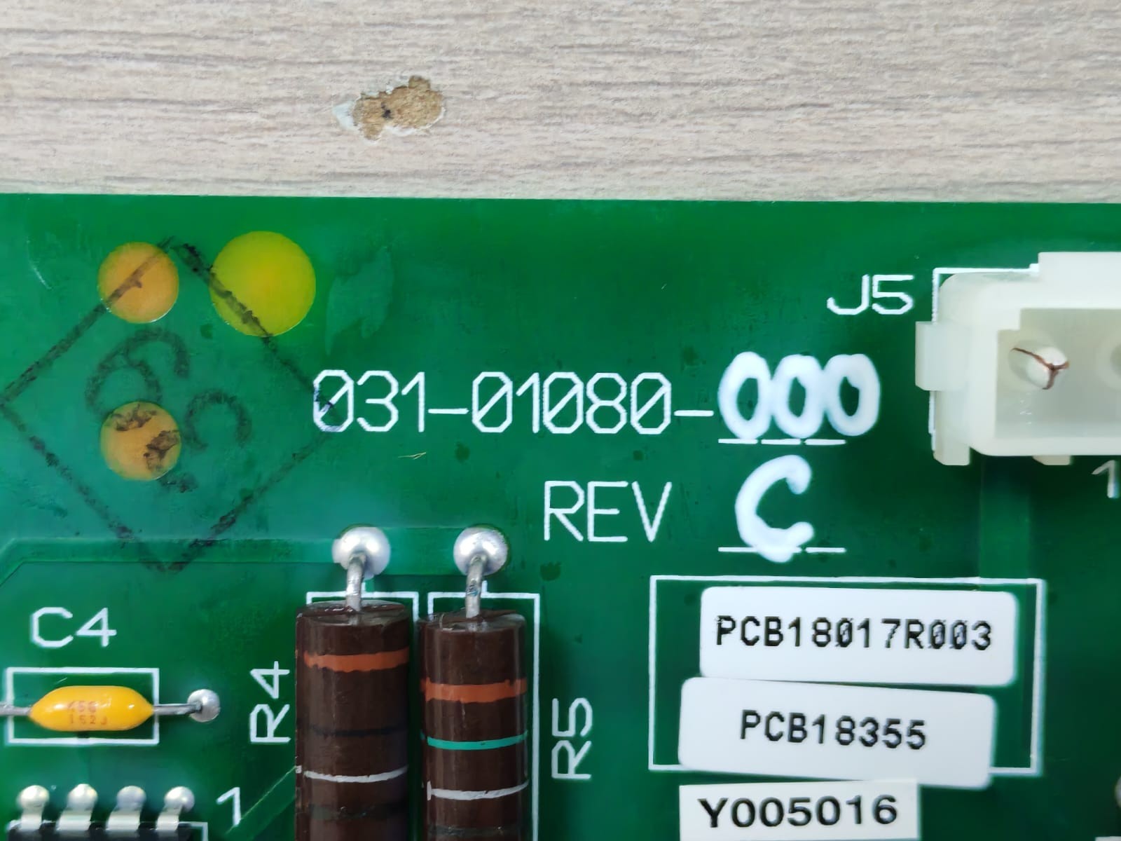 York YORK-031 YORK 031-01080-000 REV C PRINTED CIRCUIT BOARD 4