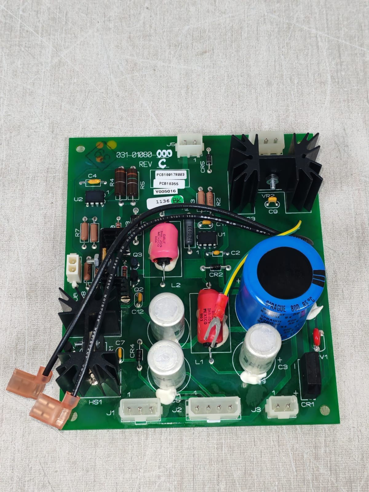 York YORK-031 YORK 031-01080-000 REV C PRINTED CIRCUIT BOARD 5