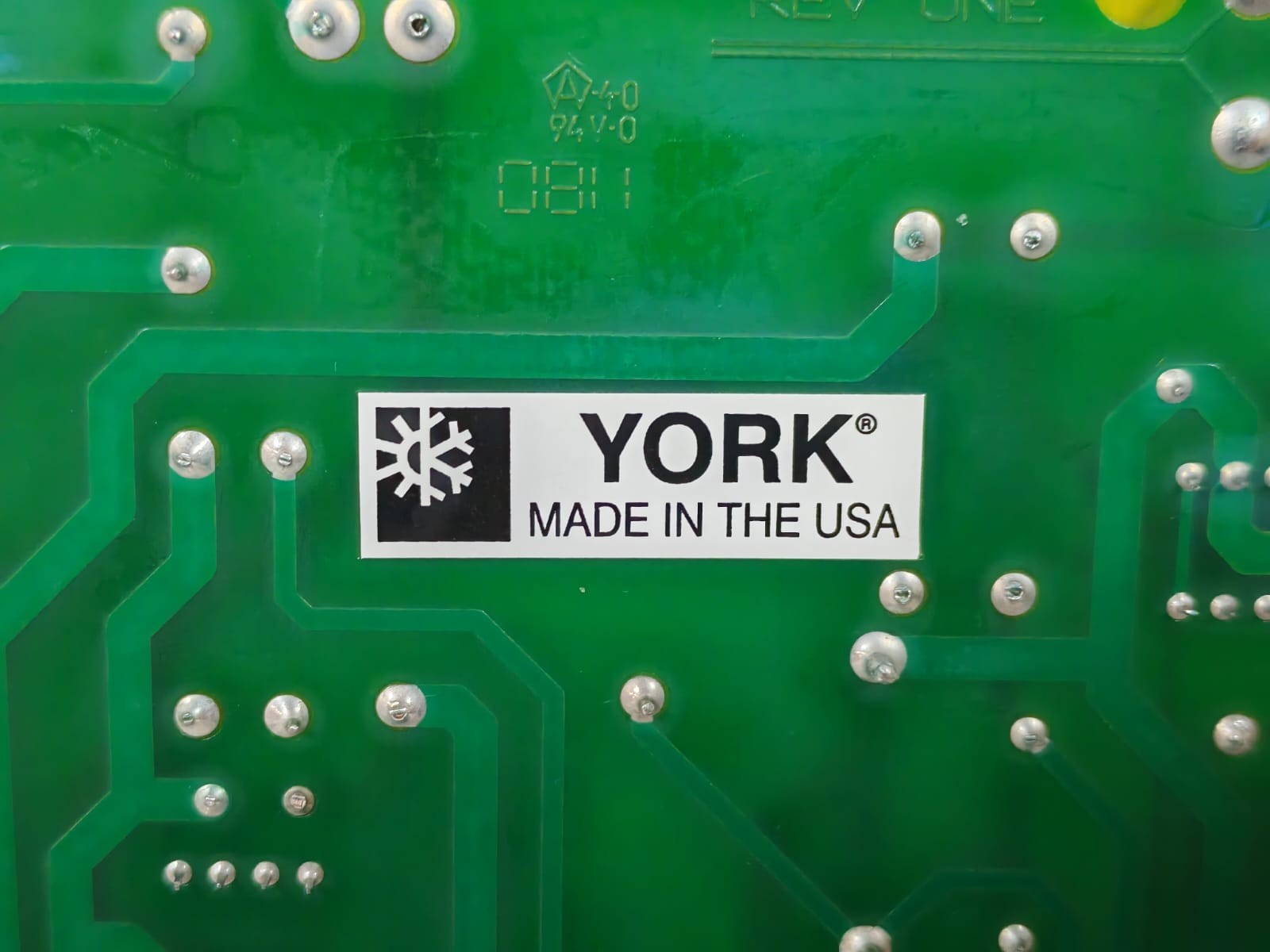 York YORK-031 YORK 031-01080-000 REV C PRINTED CIRCUIT BOARD 8