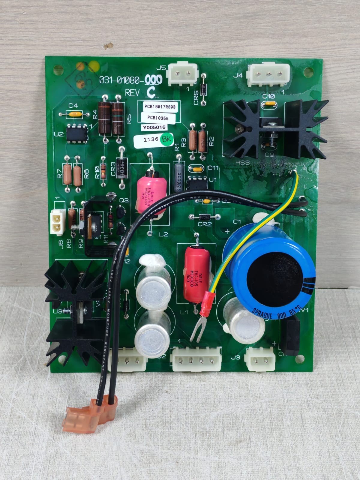 YORK 031-01080-000 REV C PRINTED CIRCUIT BOARD