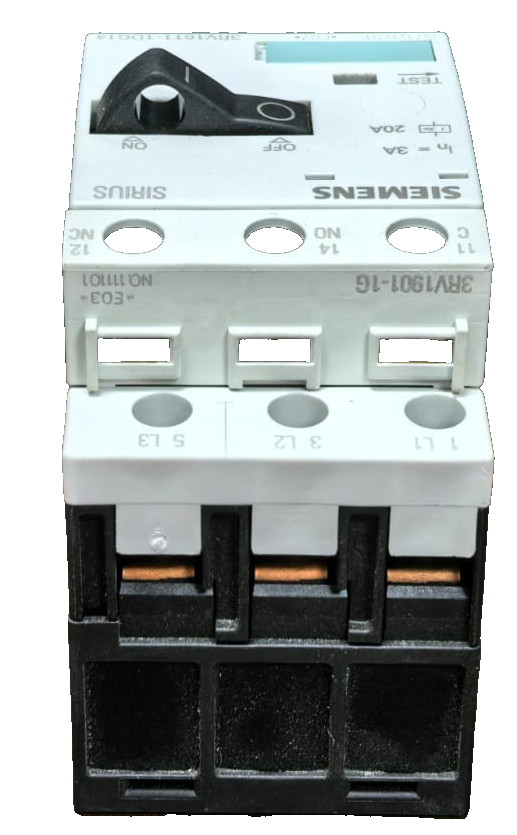 Siemens 3RV1611-1DG14 SIEMENS 3RV1611-1DG14 SIRIUS VOLTAGE TRANSFORMER CIRCUIT-BREAKERS 5