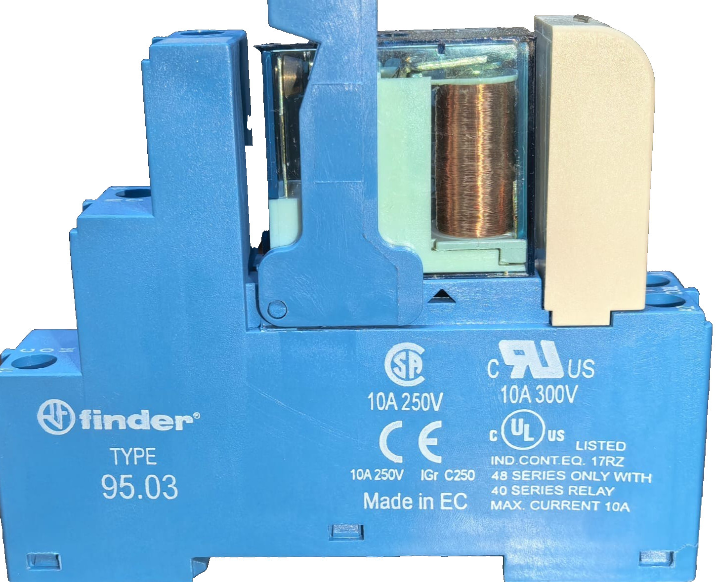 Finder 95.03 FINDER 95.03 RELAY SOCKET -1 BOX(10PCS) 3