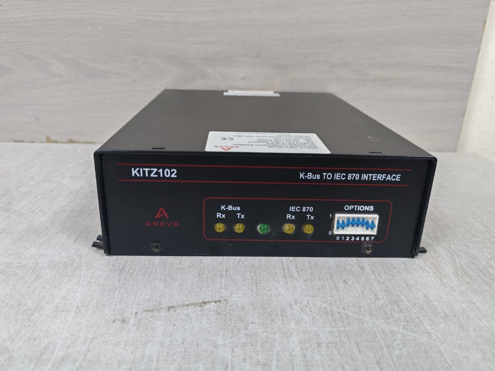 Areva IEC-870 AREVA KITZ102 K-BUS TO IEC 870 INTERFACE 48-250V 2