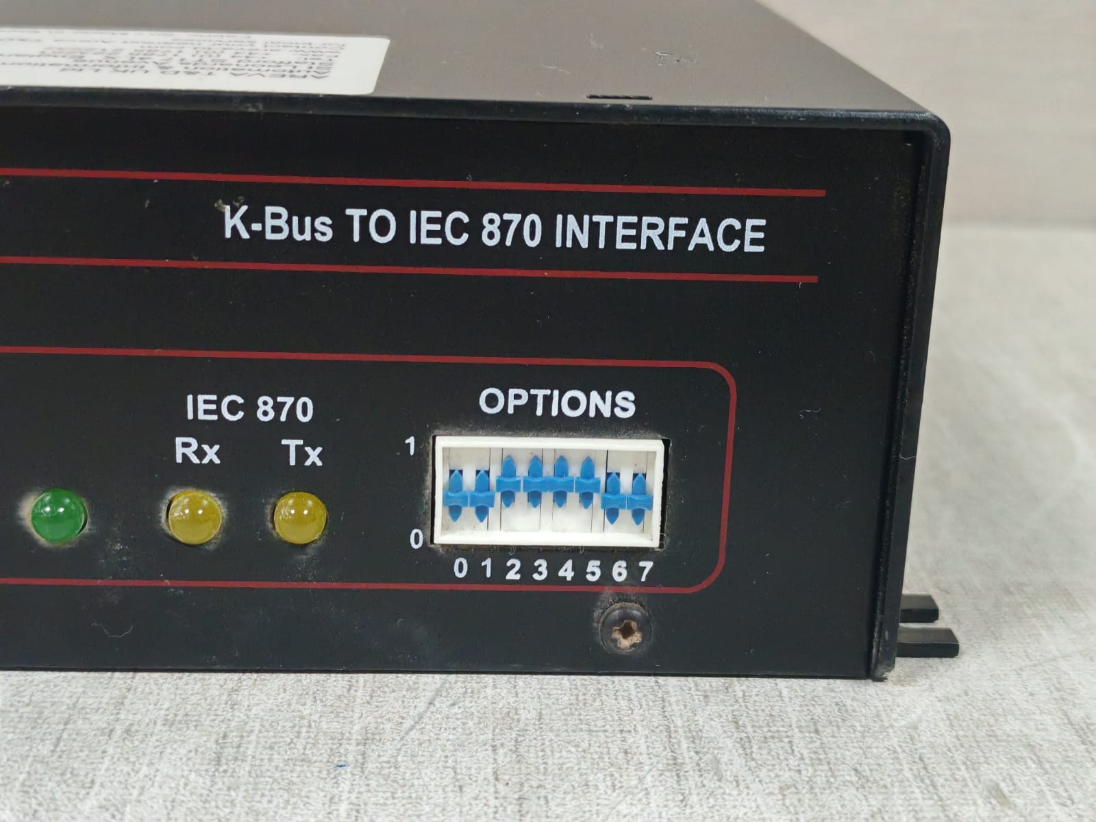 Areva IEC-870 AREVA KITZ102 K-BUS TO IEC 870 INTERFACE 48-250V 7