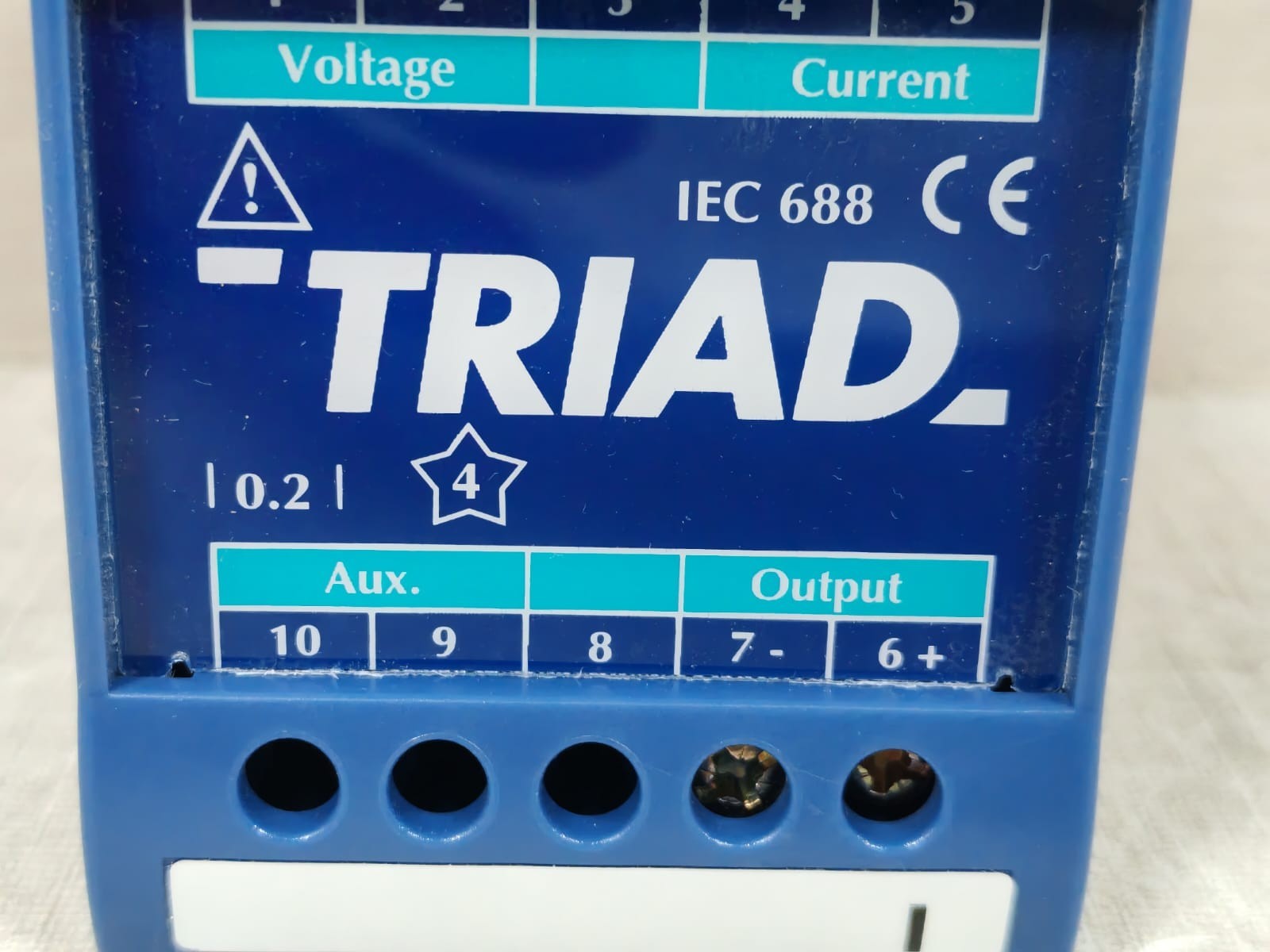 Triad TD001 ENERDIS TRIAD TSPI TD001 BRANCHEMENT 0..1A 20MA TRANSDUCER 3