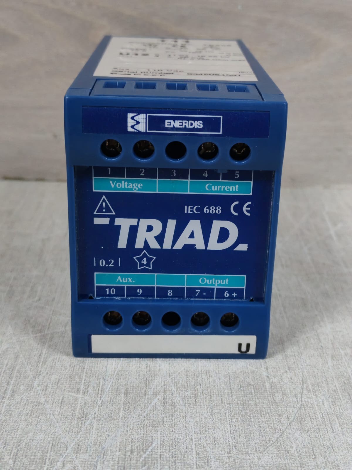 Triad TD008 ENERDIS TRIAD T11 TD008 0..11.04.16.56KV TRANSDUCER 2