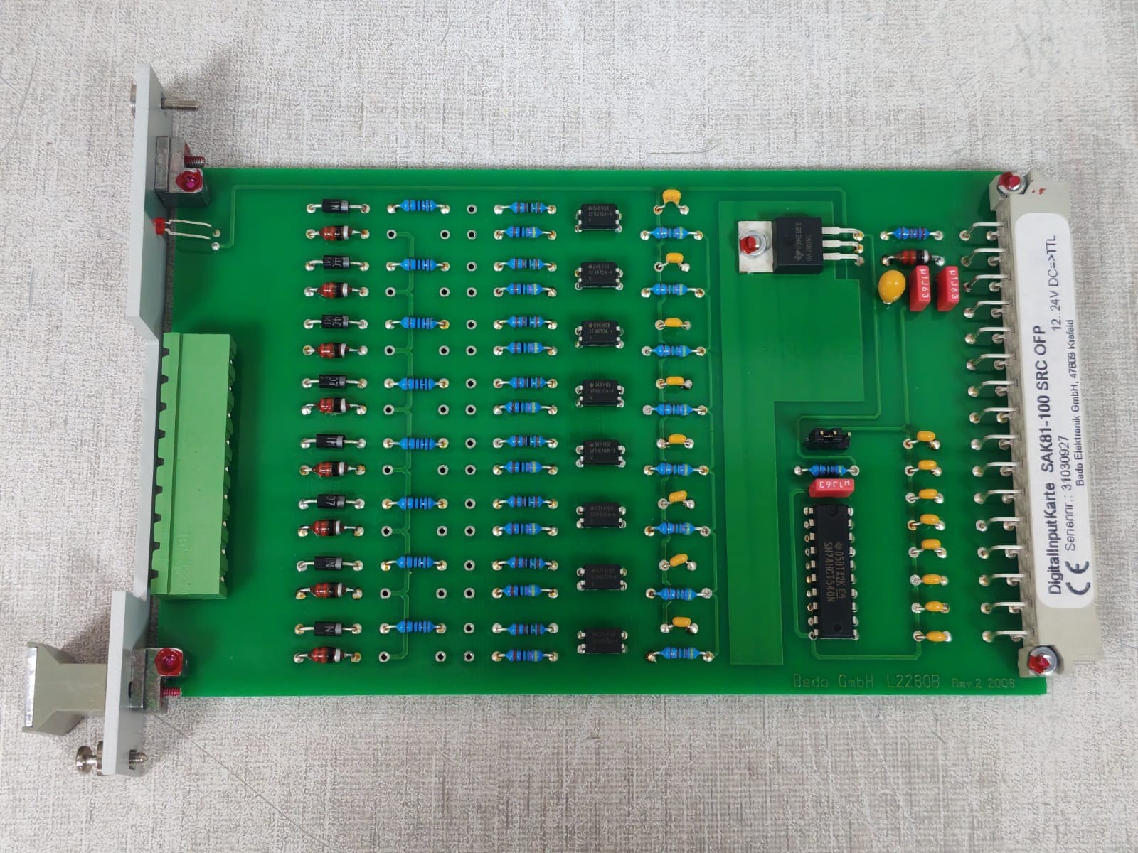 Digital SAK81-100 DIG SILENT D1-8 SAK81-100 SRC OFP DIGITAL INPUT CARD 24VDC 10