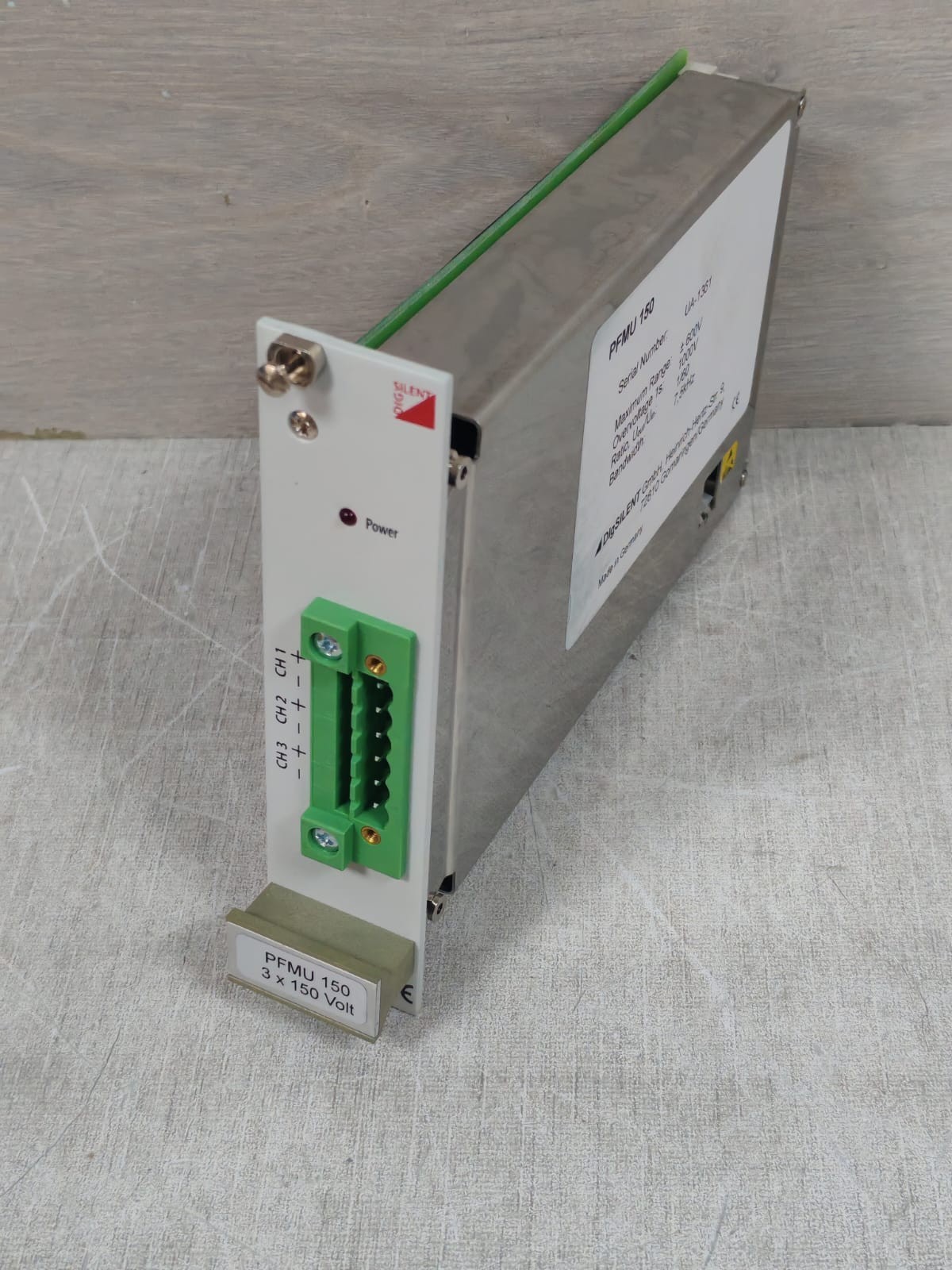 DIG SILENT PFMU-150 DIG SILENT PFMU 150 3X 150VOLT CIRCUIT BOARD 4