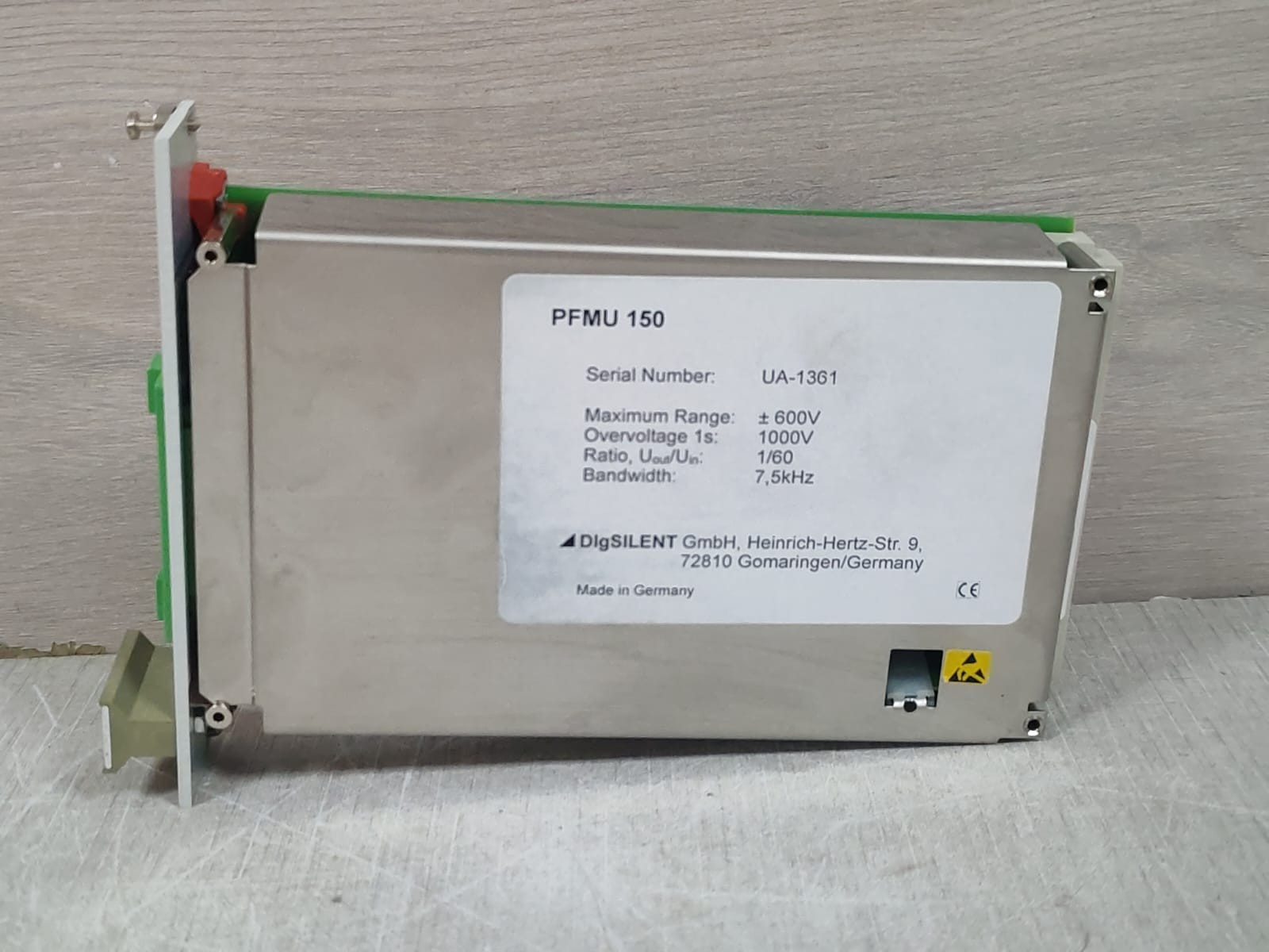 DIG SILENT PFMU-150 DIG SILENT PFMU 150 3X 150VOLT CIRCUIT BOARD 8