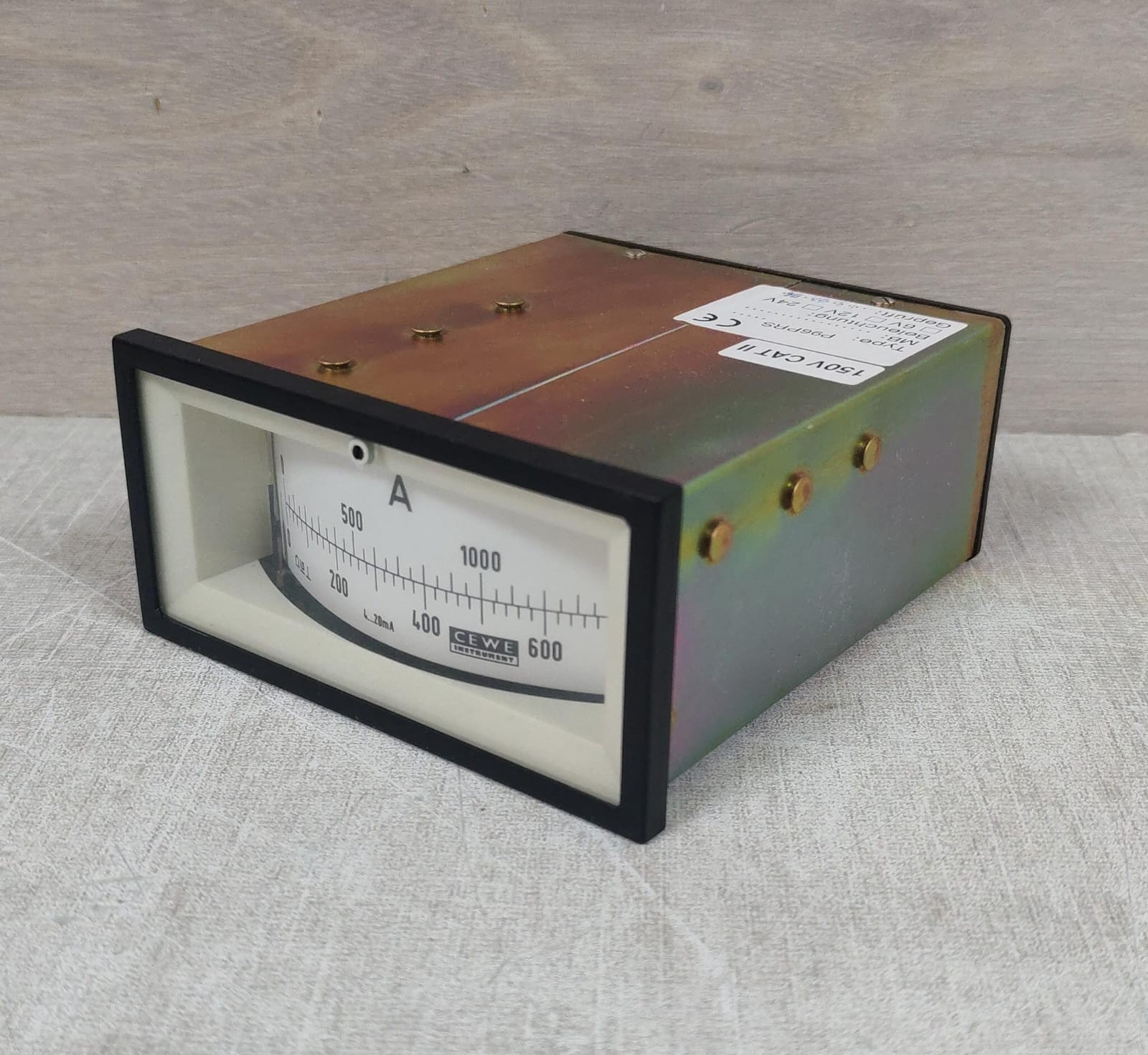 CEWE P96PRS CEWE INSTRUMENT P96PRS AMMETER 150V 4