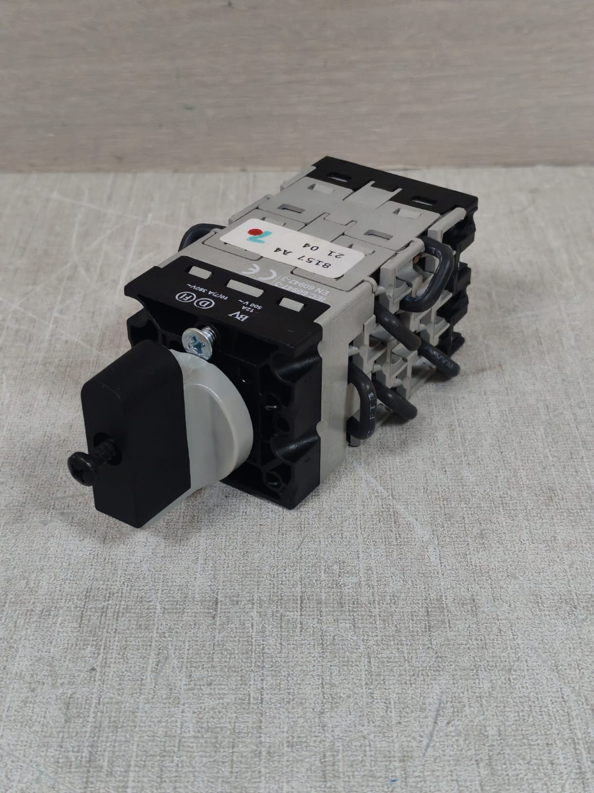 BACO PR12 BACO PR12 ROTARY SELECTOR SWITCH 20A 3