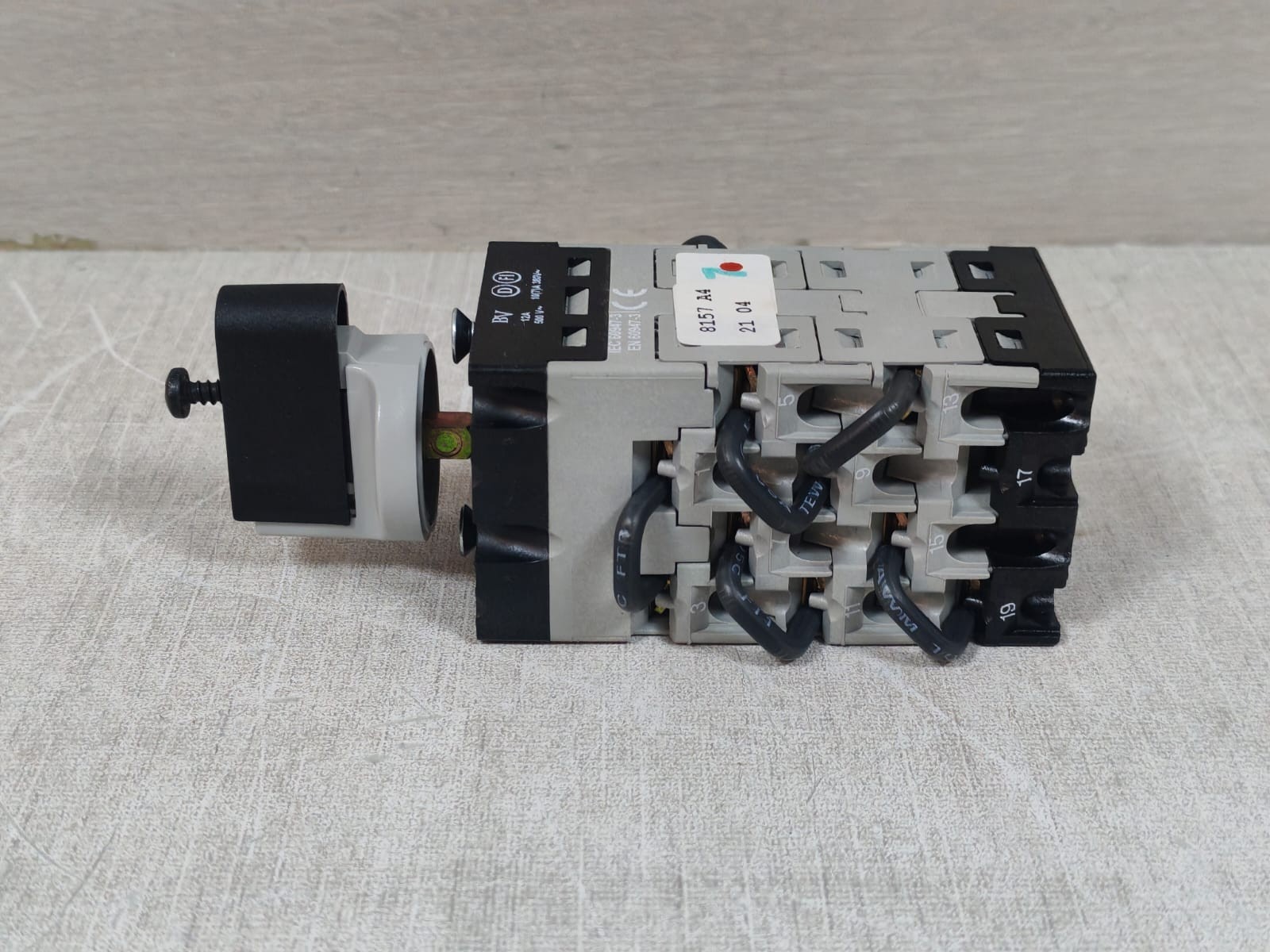 BACO PR12 BACO PR12 ROTARY SELECTOR SWITCH 20A 7