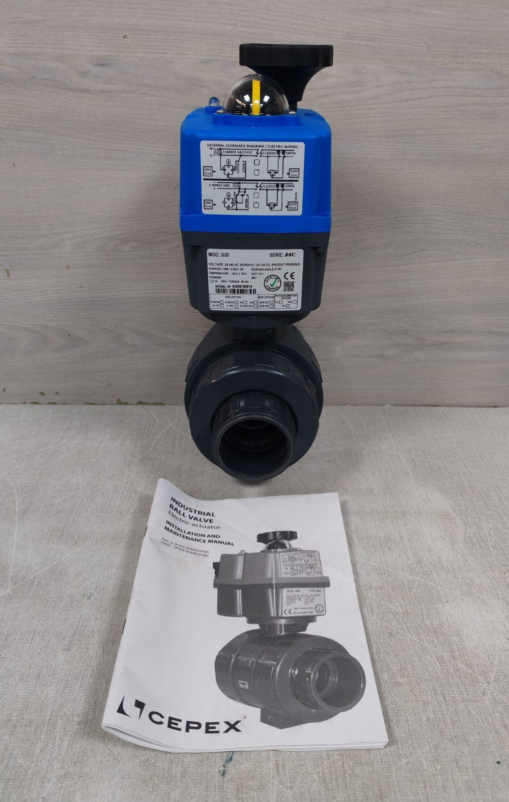 CEPEX S20 J4C ELECTRIC ACTUATOR 24-240 AC