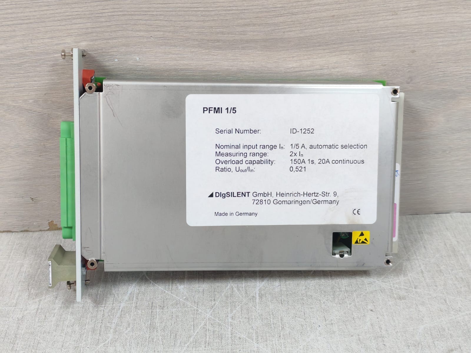 DIG SILENT 1/5 DIG SILENT PFMI 1/5 3X 1/5 AMP. CIRCUIT BOARD 7