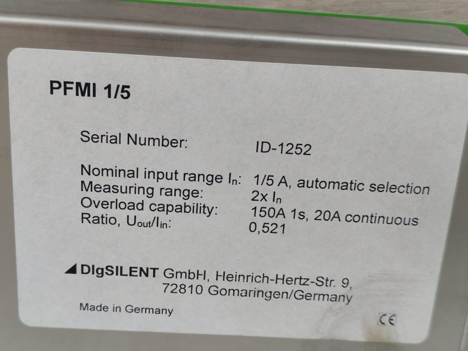 DIG SILENT 1/5 DIG SILENT PFMI 1/5 3X 1/5 AMP. CIRCUIT BOARD 9