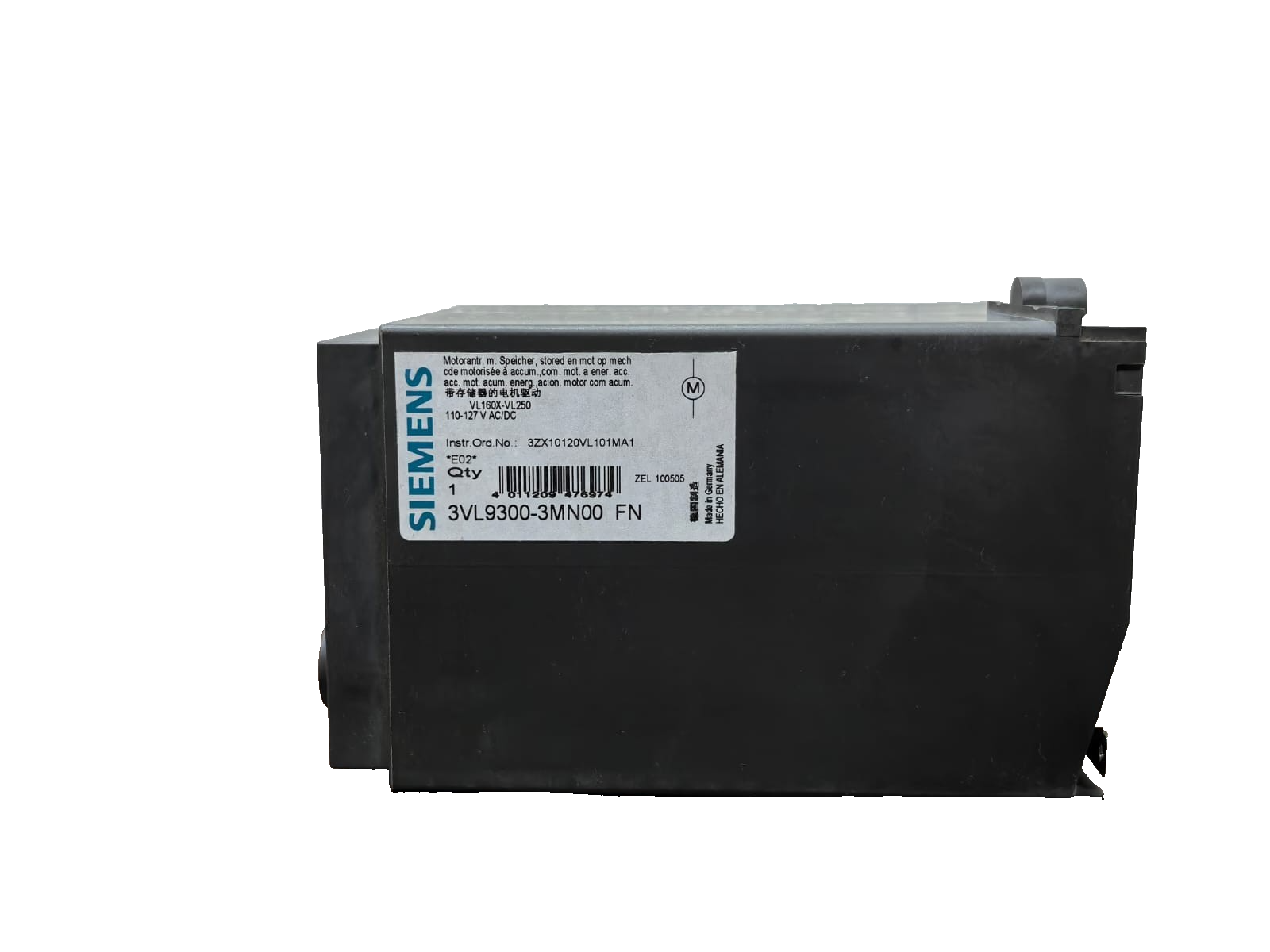 Siemens VL160X-VL250 SIEMENS 3VL9300-3MN00 FN MOTOR OPERATOR VL160X-VL250 4