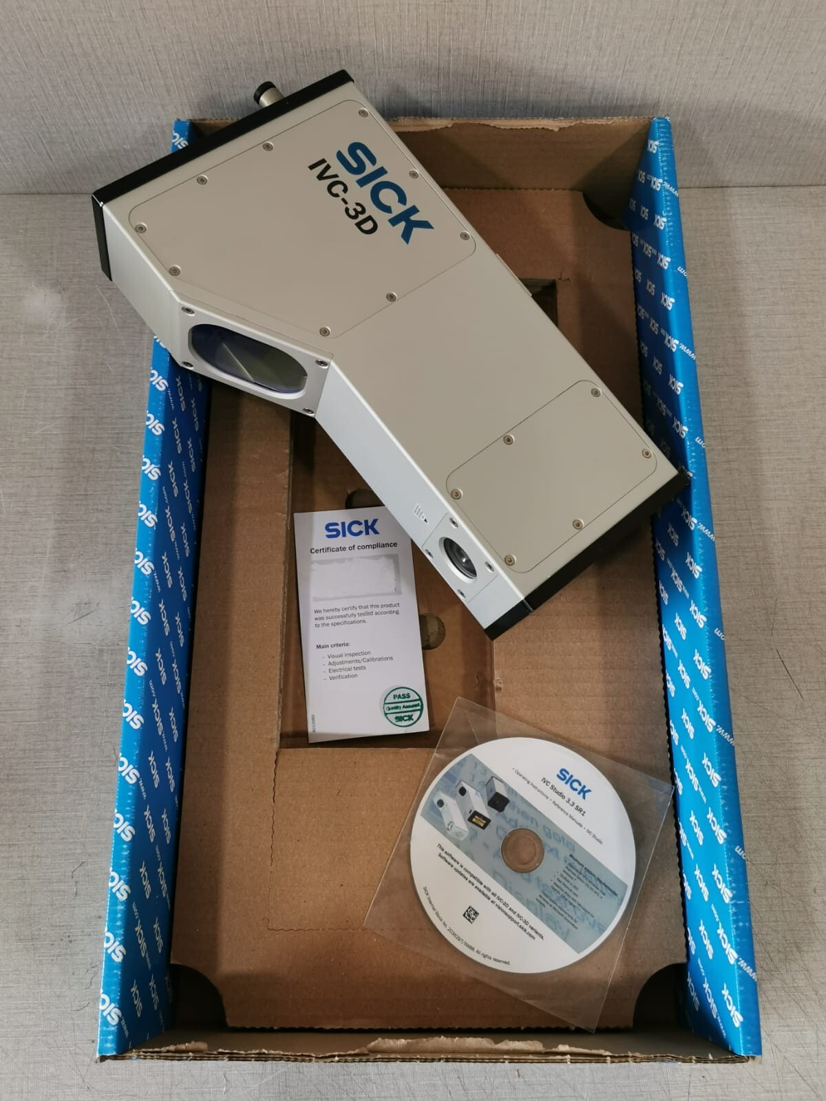 SICK IVC-3D21111 / IVC-3D Camera 3D High Resolution Part No: 1027538