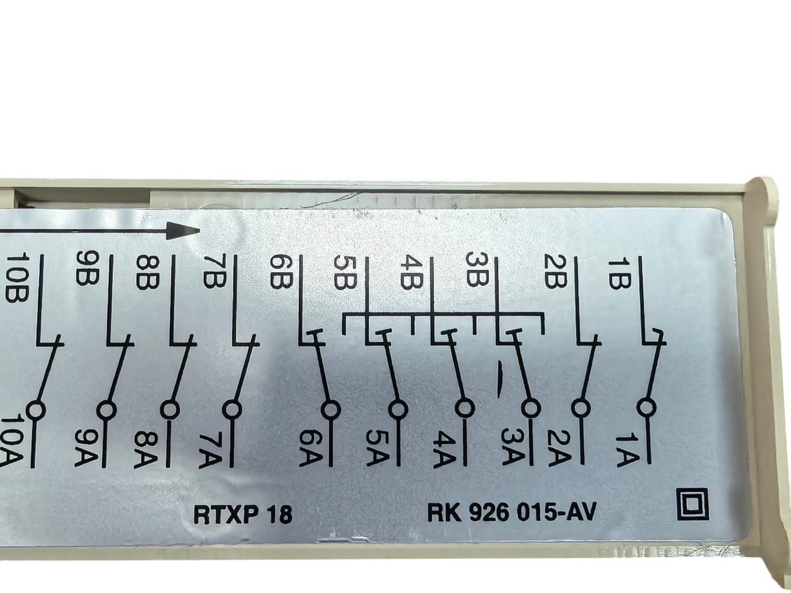ABB RTXP 18/RK 926 015-AV ABB RTXP 18/RK 926 015-AV ELECTRIC TEST SWITCH/MODULE 2