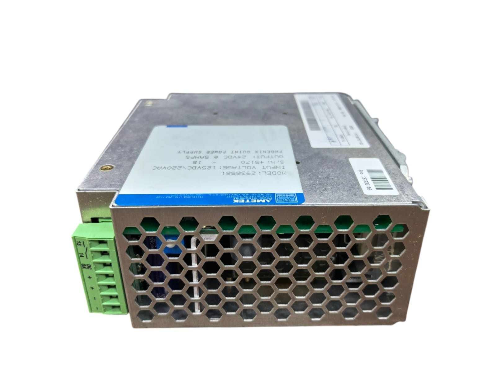 Phoenix Contact 2938581 PHOENIX CONTACT QUINT-PS-100-24OAC/24DC/5 POWER SUPPLY 2938581 5