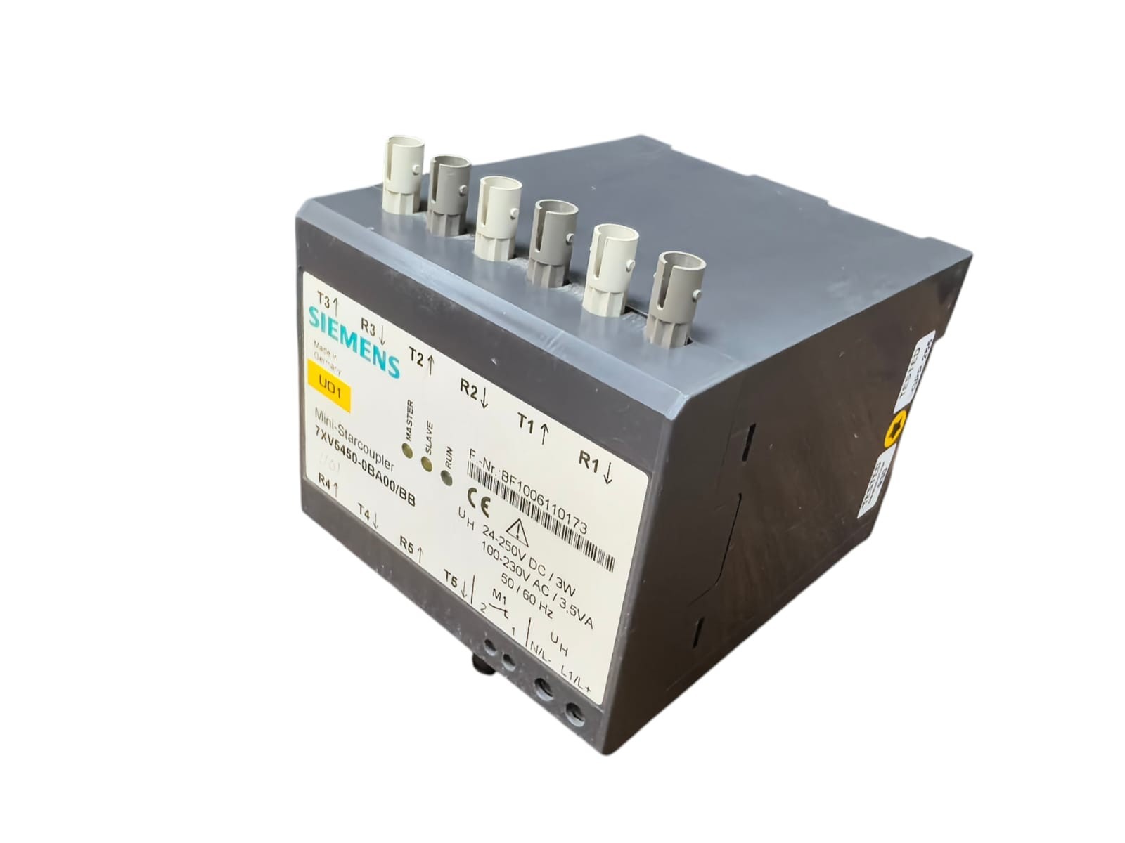 Siemens 7XV5450-0BA00/BB SIEMENS 7XV5450-0BA00/BB MINI STAR COUPLER 24-250V DC/3W 100-230V AC/3,5VA 8