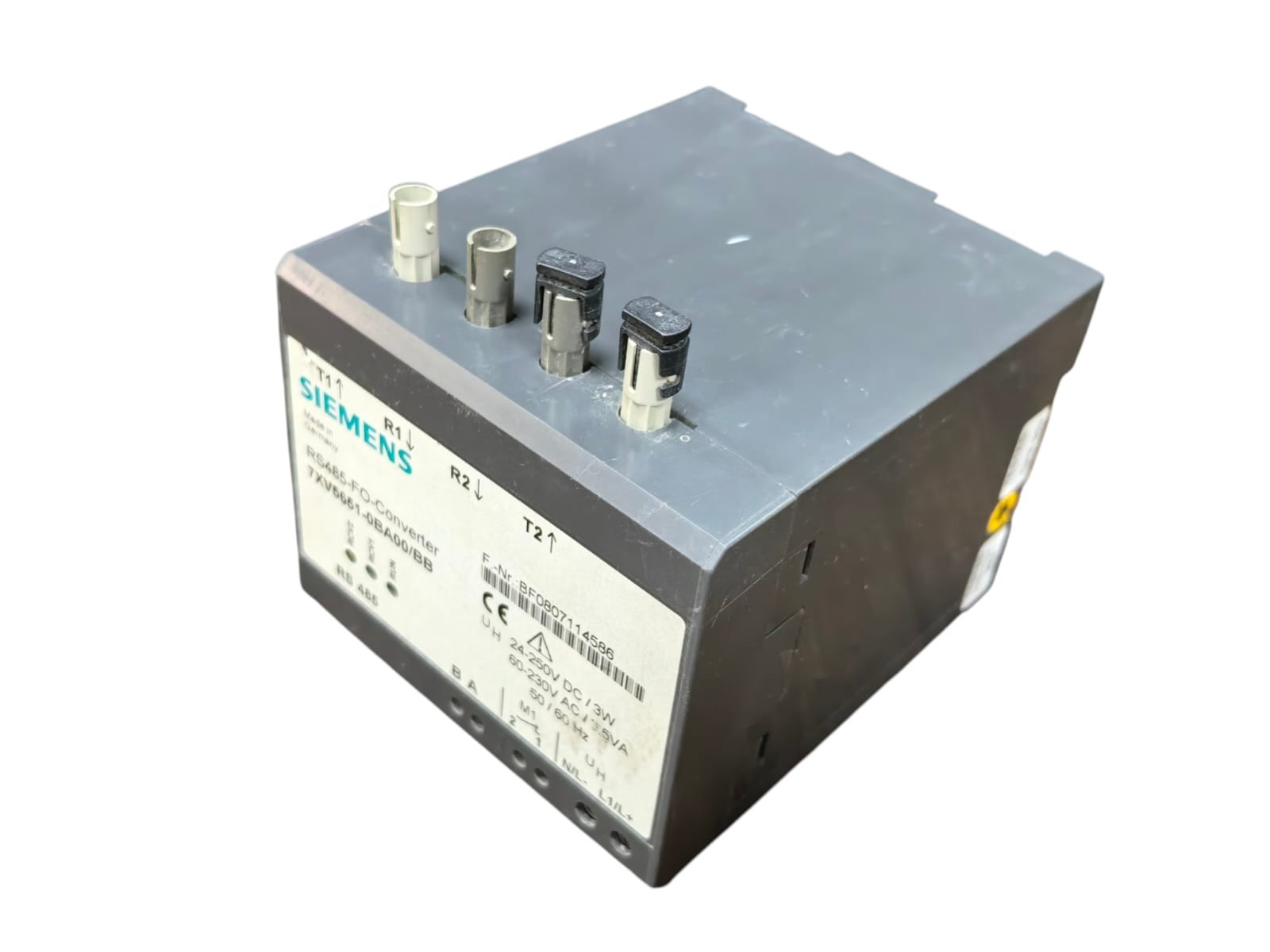 Siemens 7XV5651-0BA00/BB SIEMENS 7XV5651-0BA00/BB RS485-FO-CONVERTER 24-250V DC/3W 60-230V AC/3,5A 9