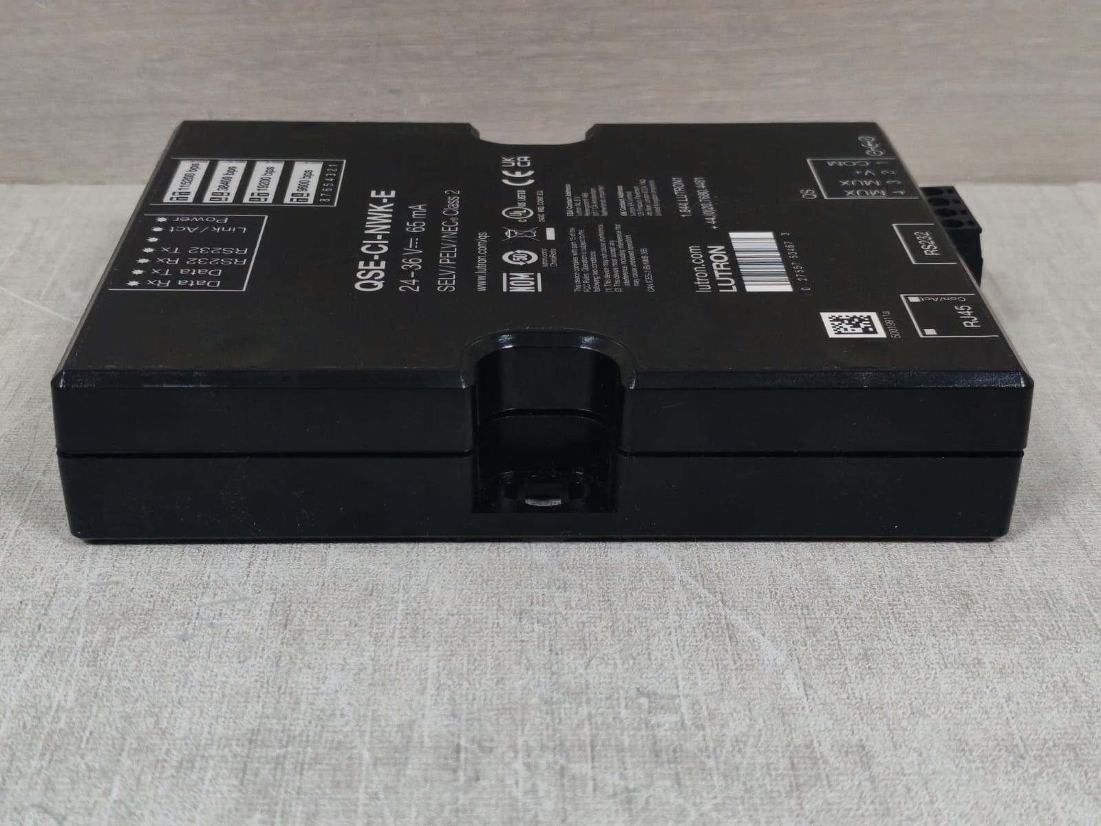 LUTRON QSE-CI-NWK-E LUTRON QSE-CI-NWK-E NETWORK INTERFACE MODULE 24-36V 65MA 8