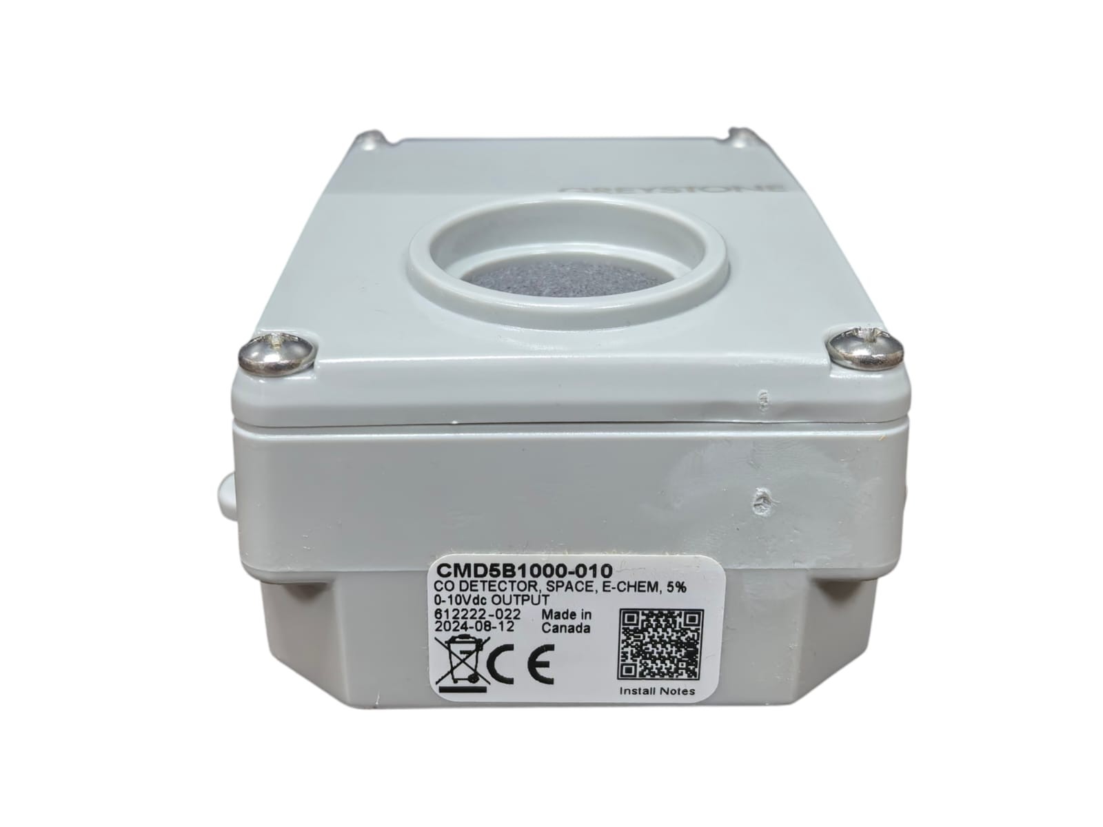 Greystone CMD5B1000-010 GREYSTONE CMD5B1000-010 CO DETECTOR,SPACE,E-CHEM 5% 0-10VDC OUTPUT 4