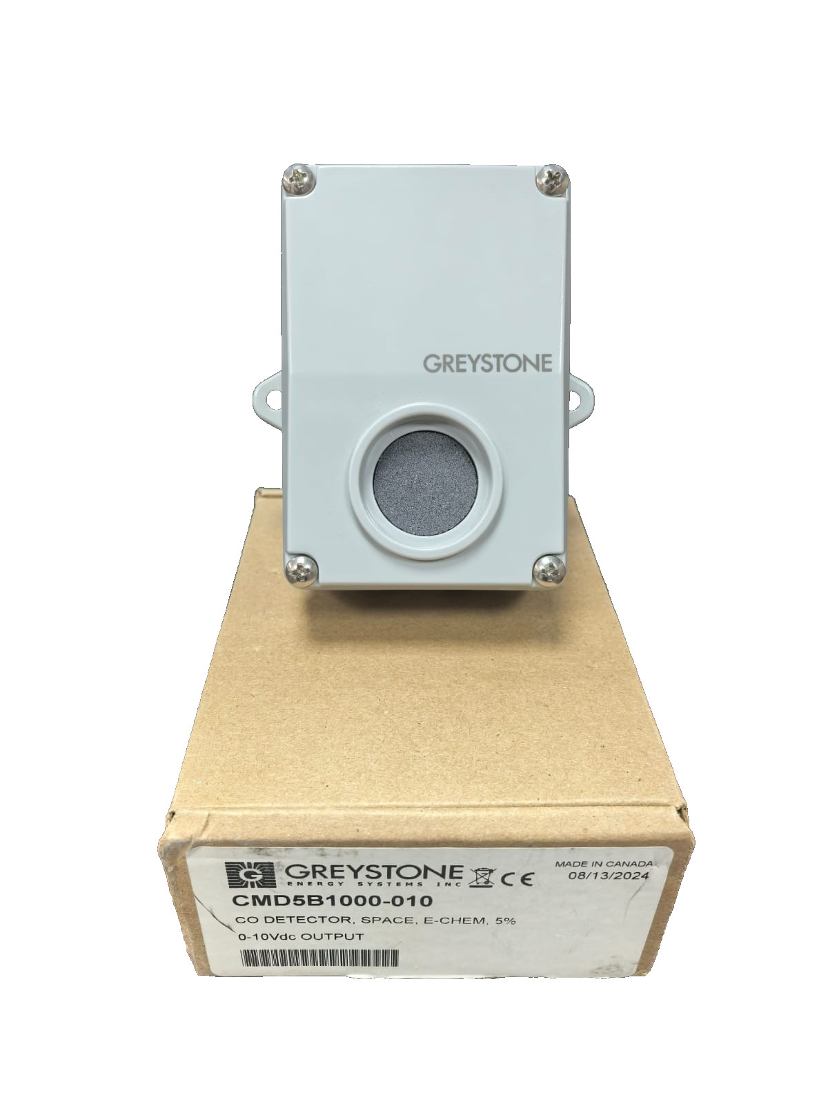 GREYSTONE CMD5B1000-010 CO DETECTOR,SPACE,E-CHEM 5% 0-10VDC OUTPUT