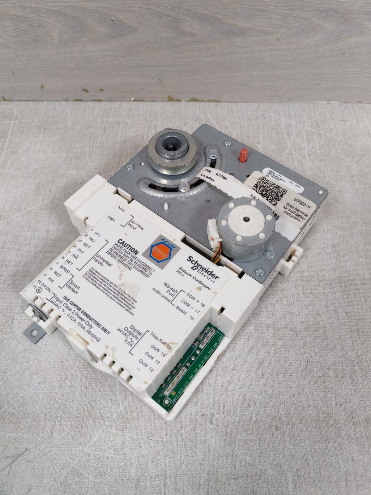 Schneider Electric B3865-V SCHNEIDER ELECTRIC B3865-V ANDOVER CONTINUUM 865V 3