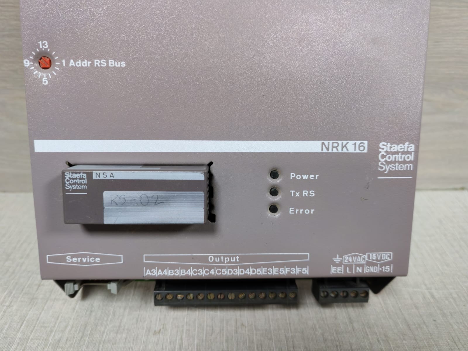 STAEFA NRK 16 STAEFA NRK 16 CONTROL SYSTEM 24VAC 3