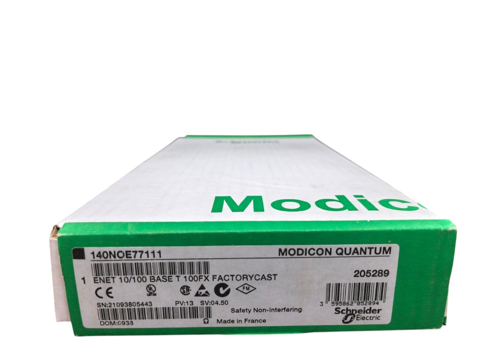 Schneider 140NOE77111 SCHNEIDER ELECTRIC 140NOE77111 MODICON QUANTUM ETHERNET MODULE 10