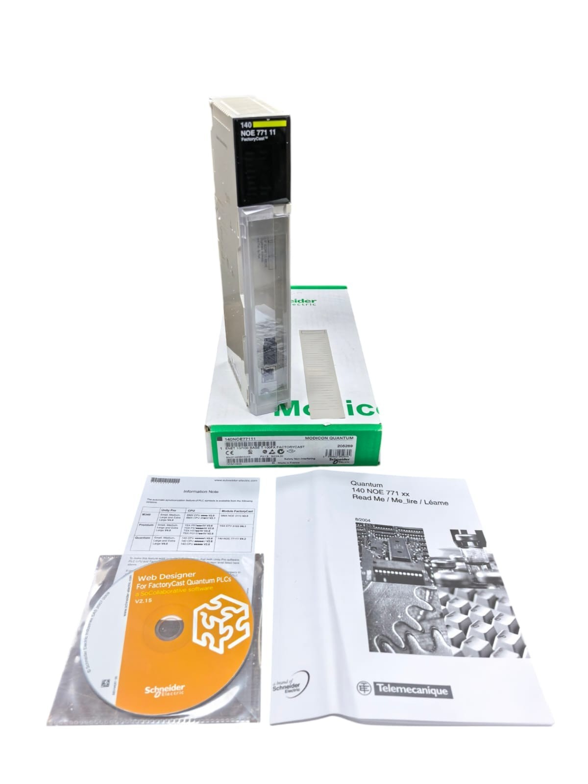 SCHNEIDER ELECTRIC 140NOE77111 MODICON QUANTUM ENET 10/100 BASE T 100FX